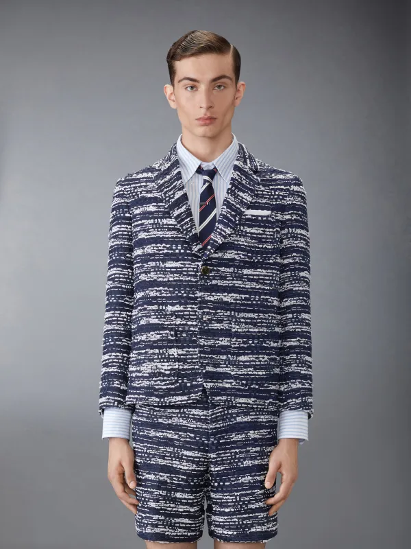MELANGE TULLE YARN TWEED UNCONSTRUCTED SPORT COAT sold by Thom Browne