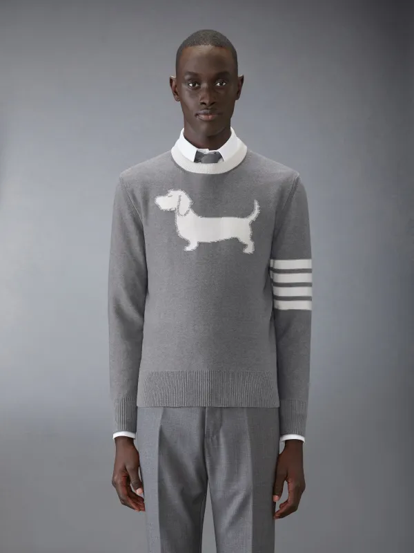 COTTON 4-BAR HECTOR PULLOVER sold by Thom Browne