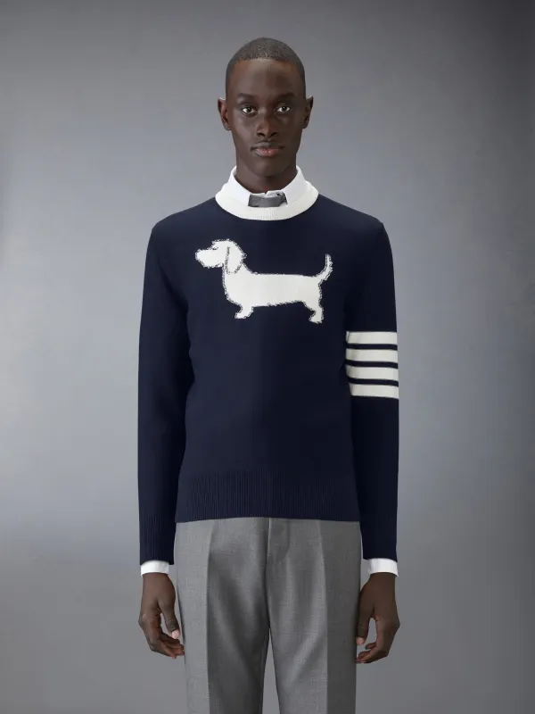 COTTON 4-BAR HECTOR PULLOVER sold by Thom Browne