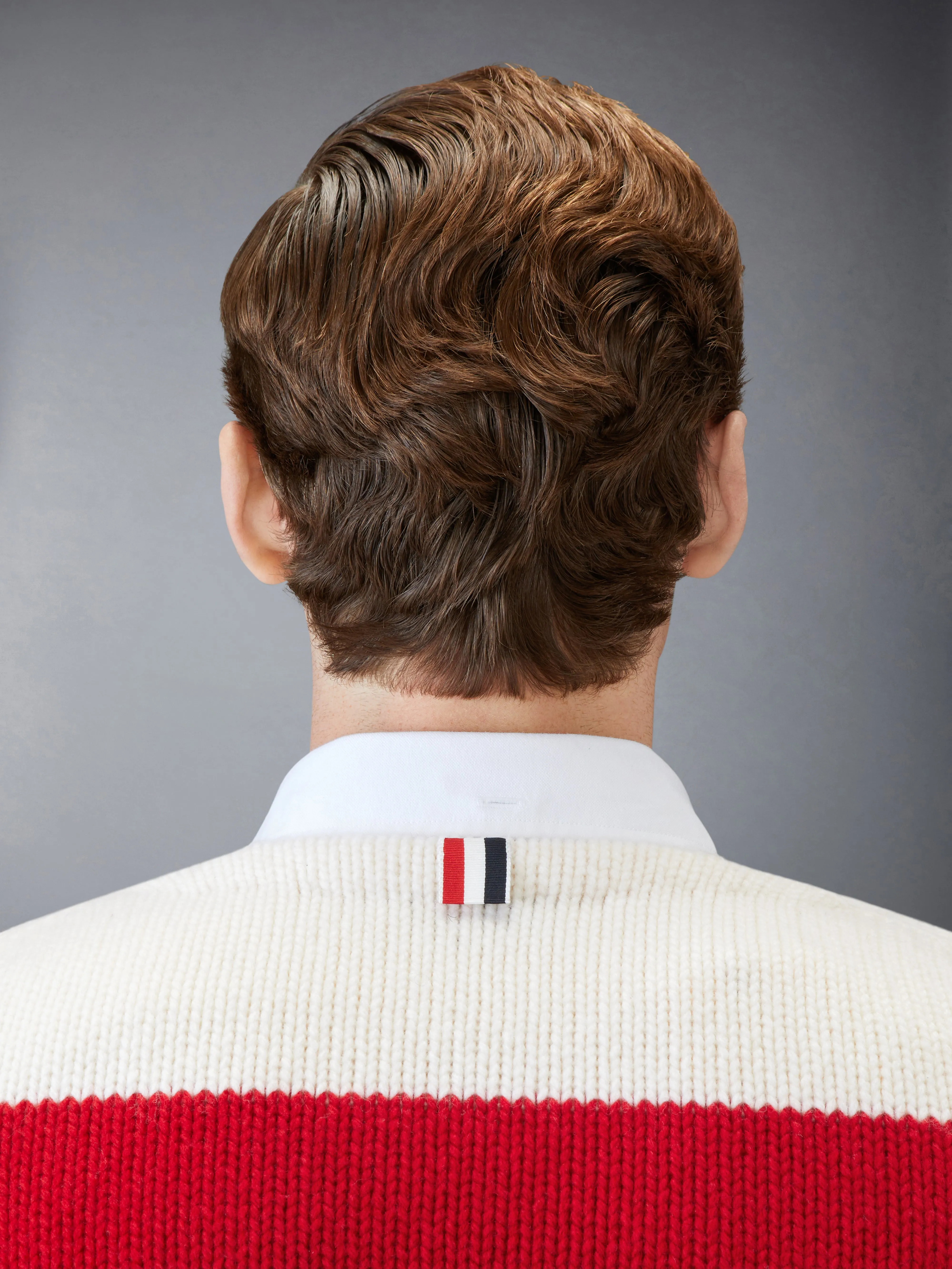 MERINO WOOL 4-BAR PULLOVER sold by Thom Browne product image thumbnail 5