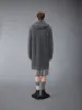MERINO WOOL CABLE DUFFLE COAT sold by Thom Browne
