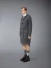 MERINO WOOL CABLE DUFFLE COAT sold by Thom Browne