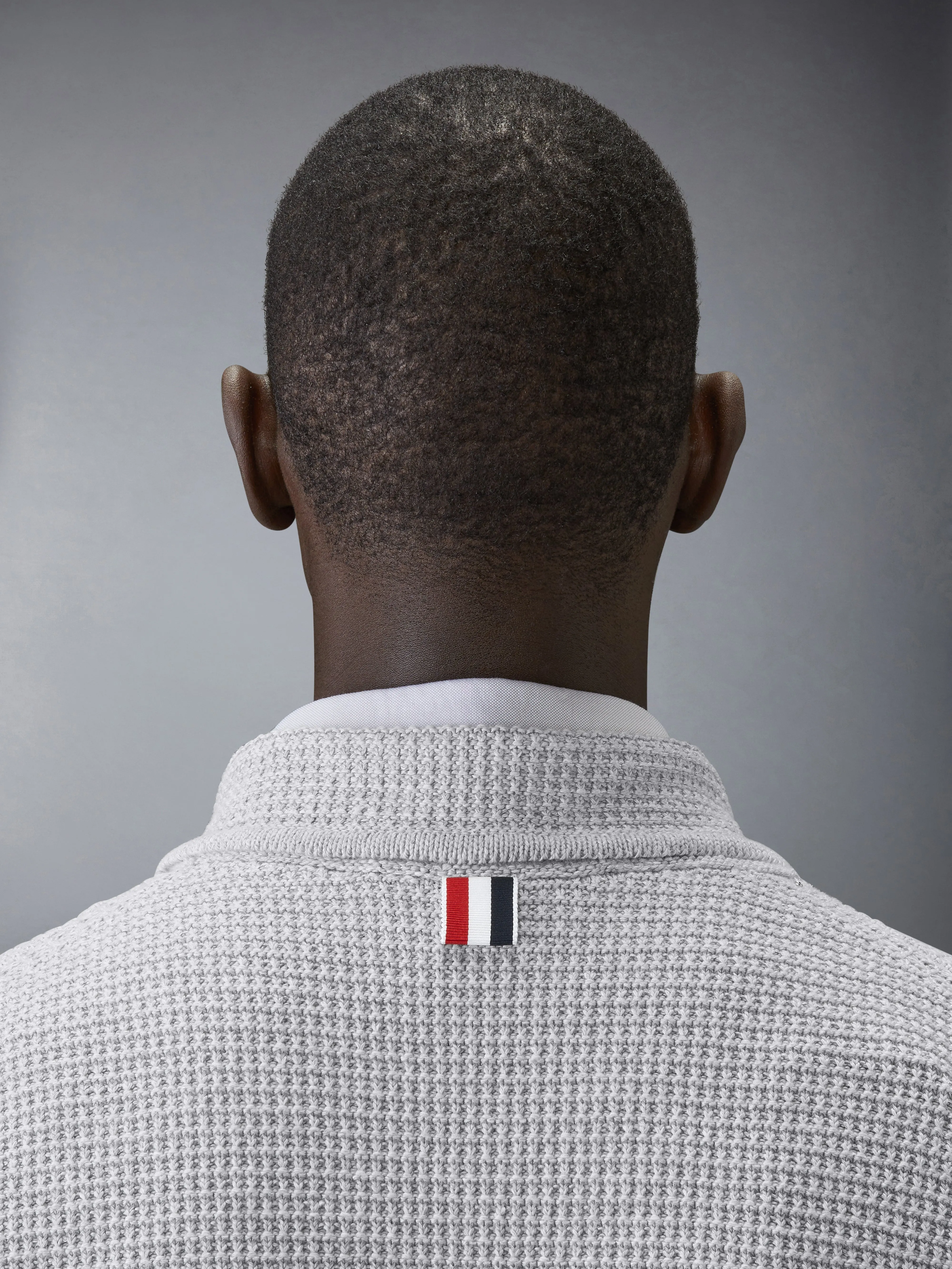 LINEN COTTON 4-BAR CARIDGAN JACKET sold by Thom Browne product image thumbnail 4