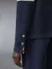 LINEN COTTON 4-BAR CARIDGAN JACKET sold by Thom Browne