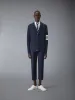 LINEN COTTON 4-BAR CARIDGAN JACKET sold by Thom Browne