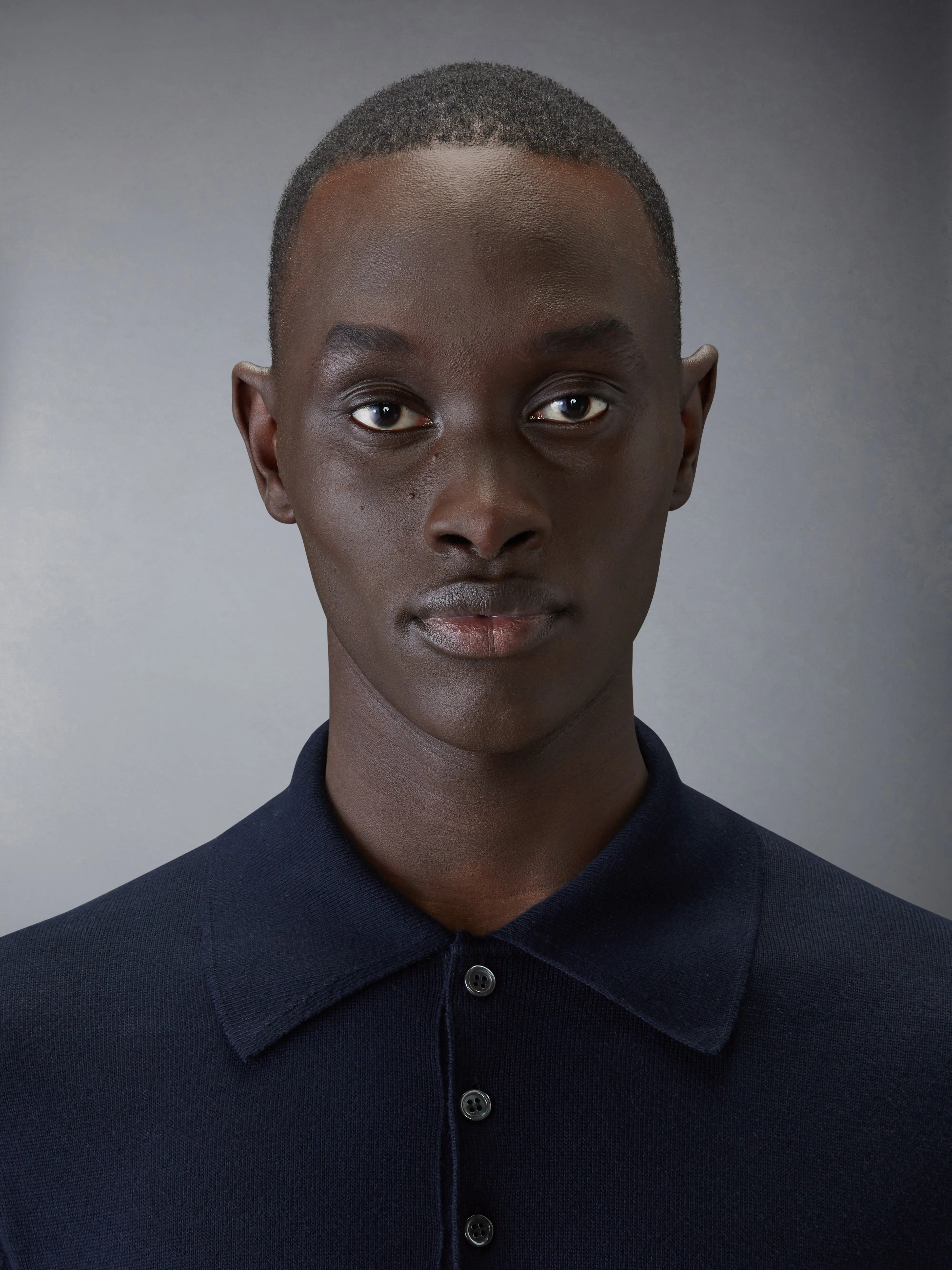 COTTON 4-BAR RELAXED FIT POLO sold by Thom Browne product image thumbnail 4