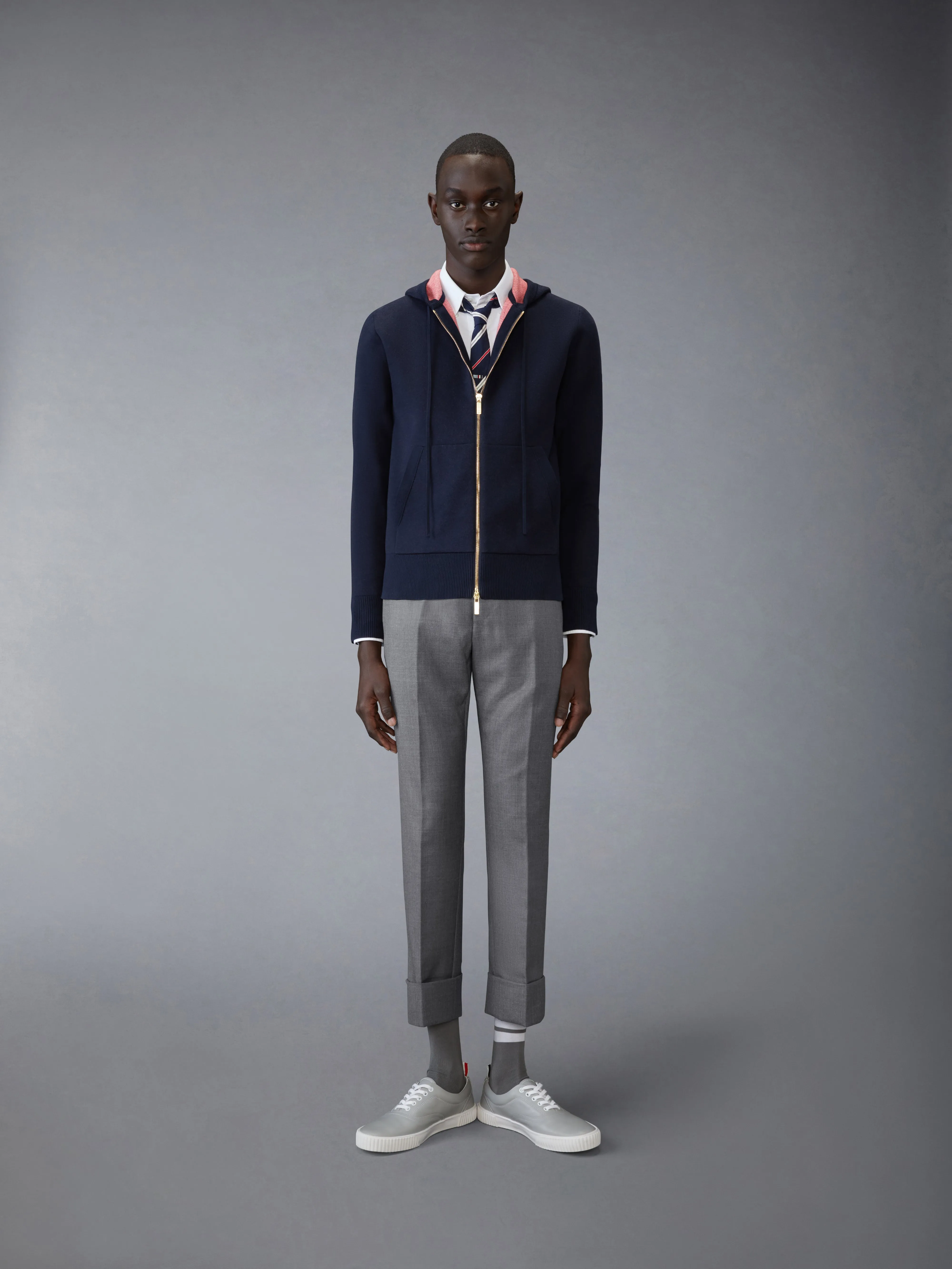 COTTON FLORAL HECTOR HOODIE sold by Thom Browne product image thumbnail 4