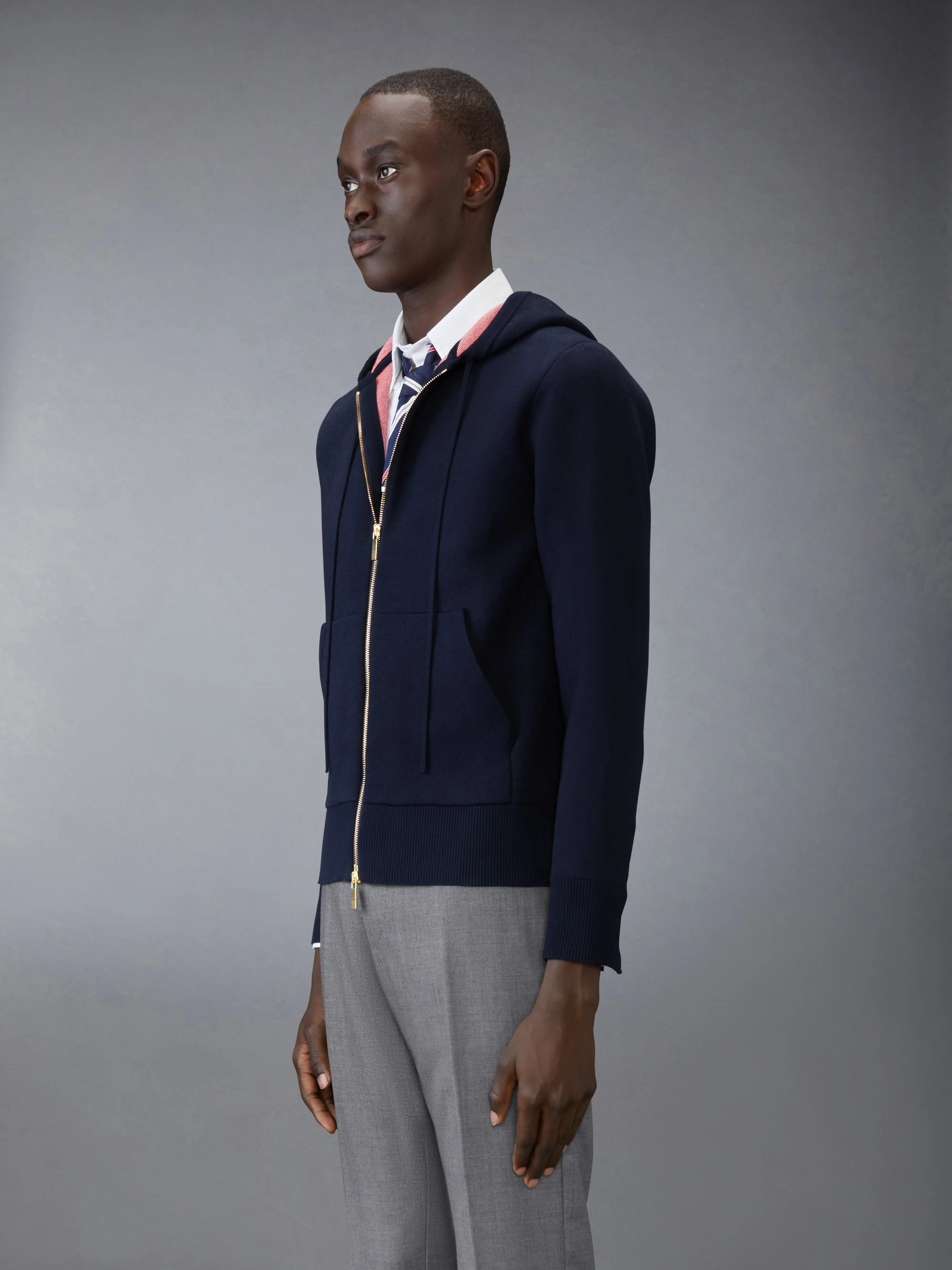 COTTON FLORAL HECTOR HOODIE sold by Thom Browne product image thumbnail 2
