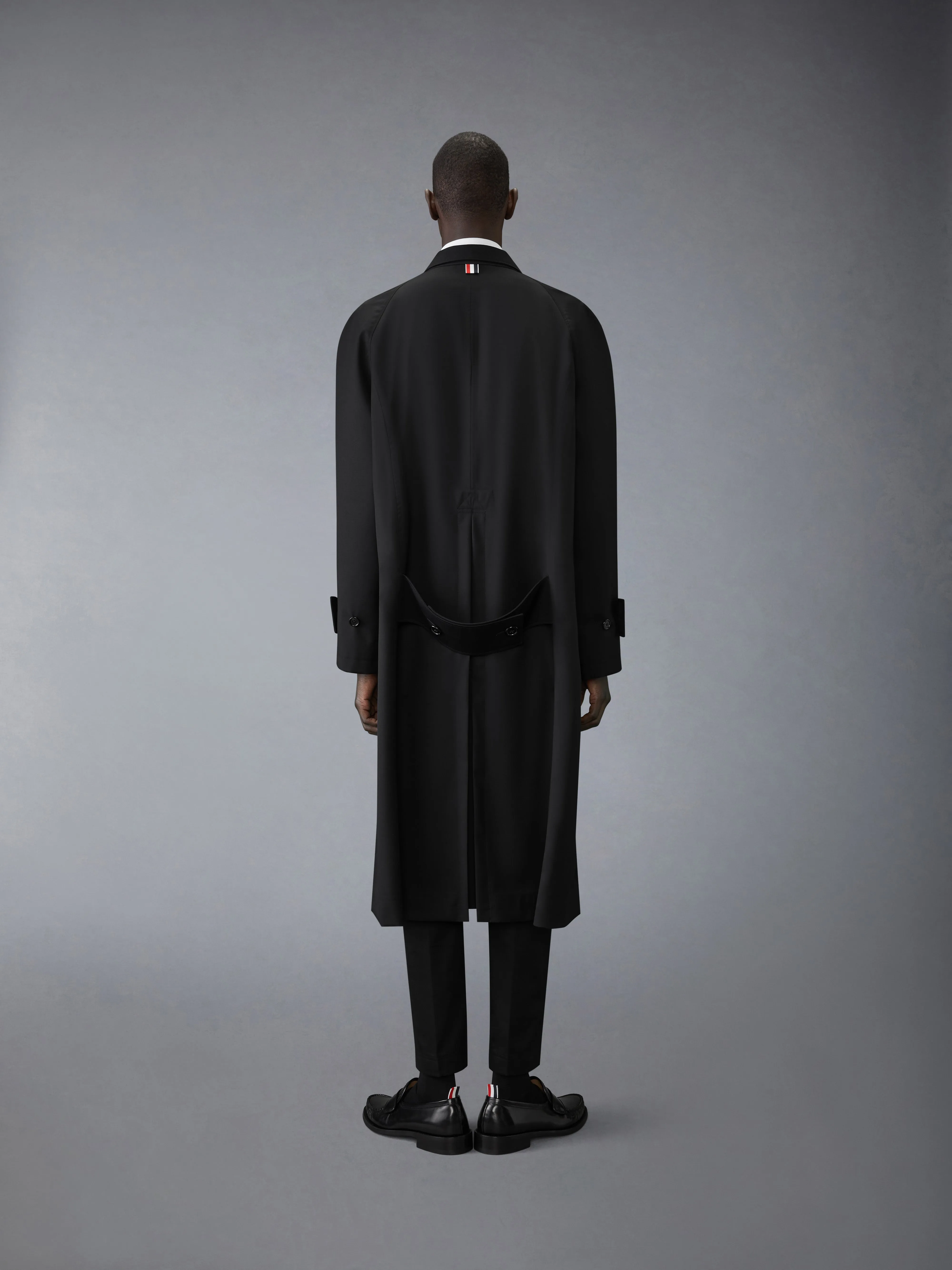 WOOL RAGLAN COAT sold by Thom Browne product image thumbnail 3