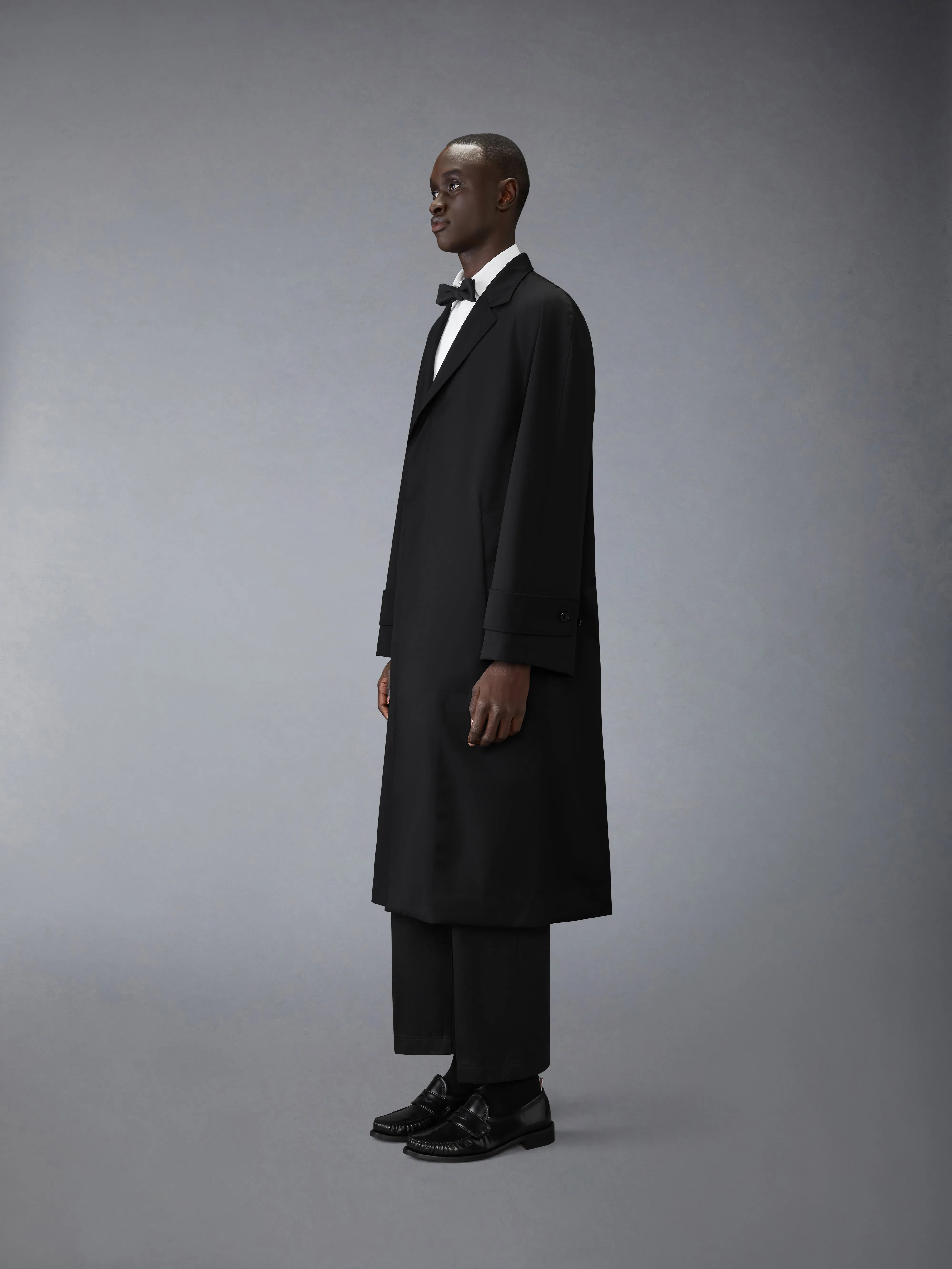 WOOL RAGLAN COAT sold by Thom Browne product image thumbnail 2