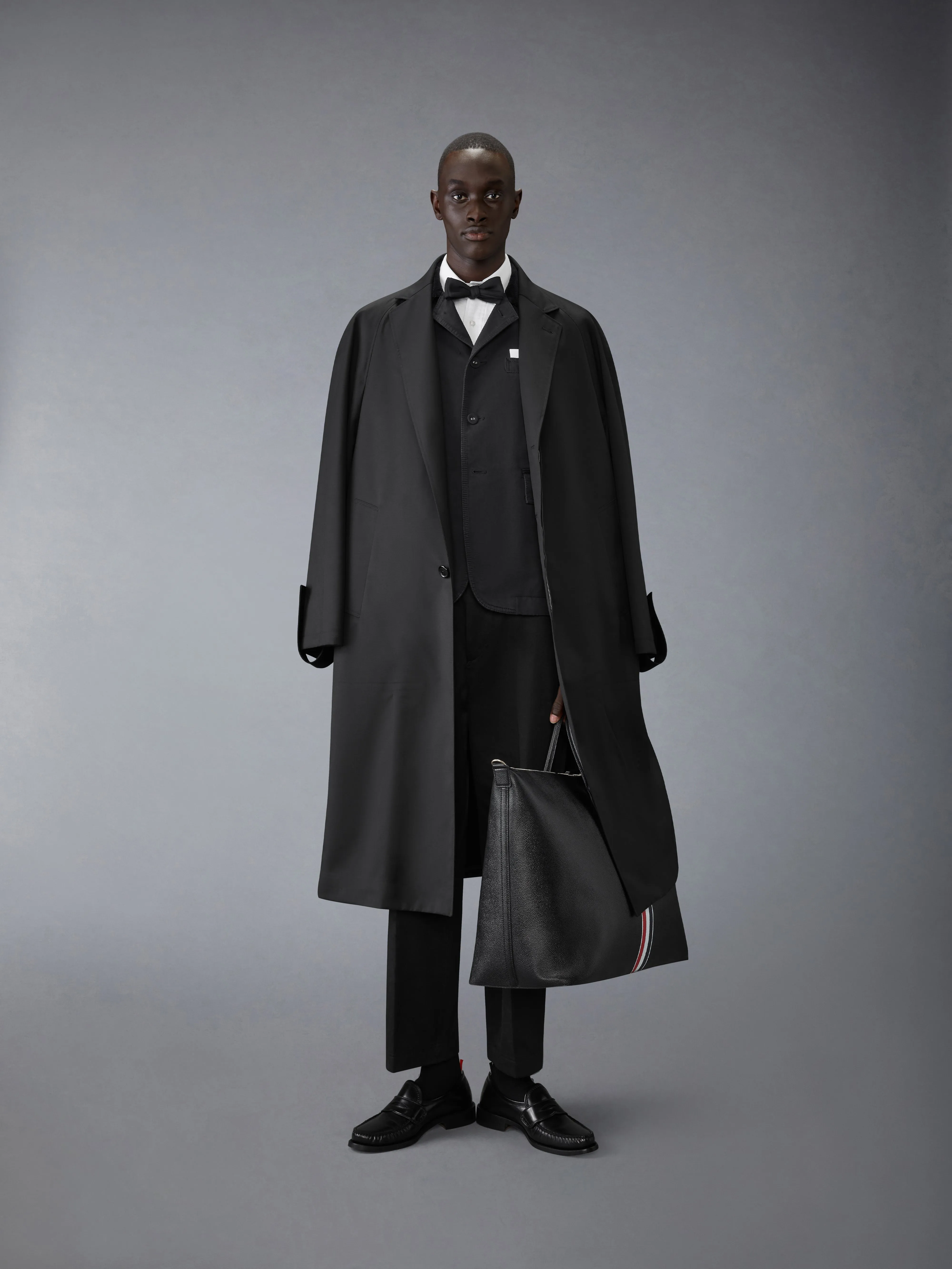 WOOL RAGLAN COAT sold by Thom Browne product image thumbnail 4