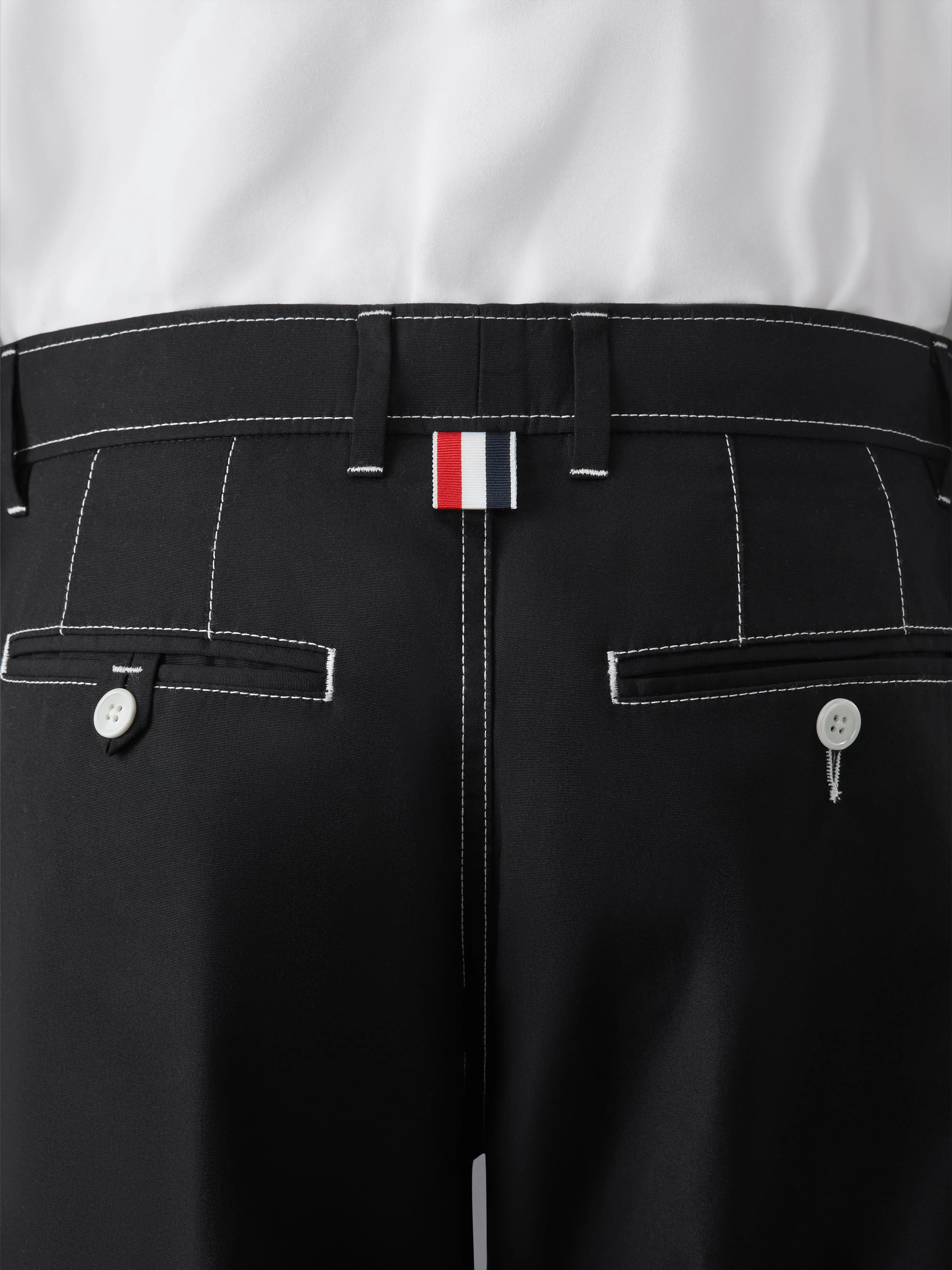 TYPEWRITER CLOTH TAPERED CHINO sold by Thom Browne product image thumbnail 4