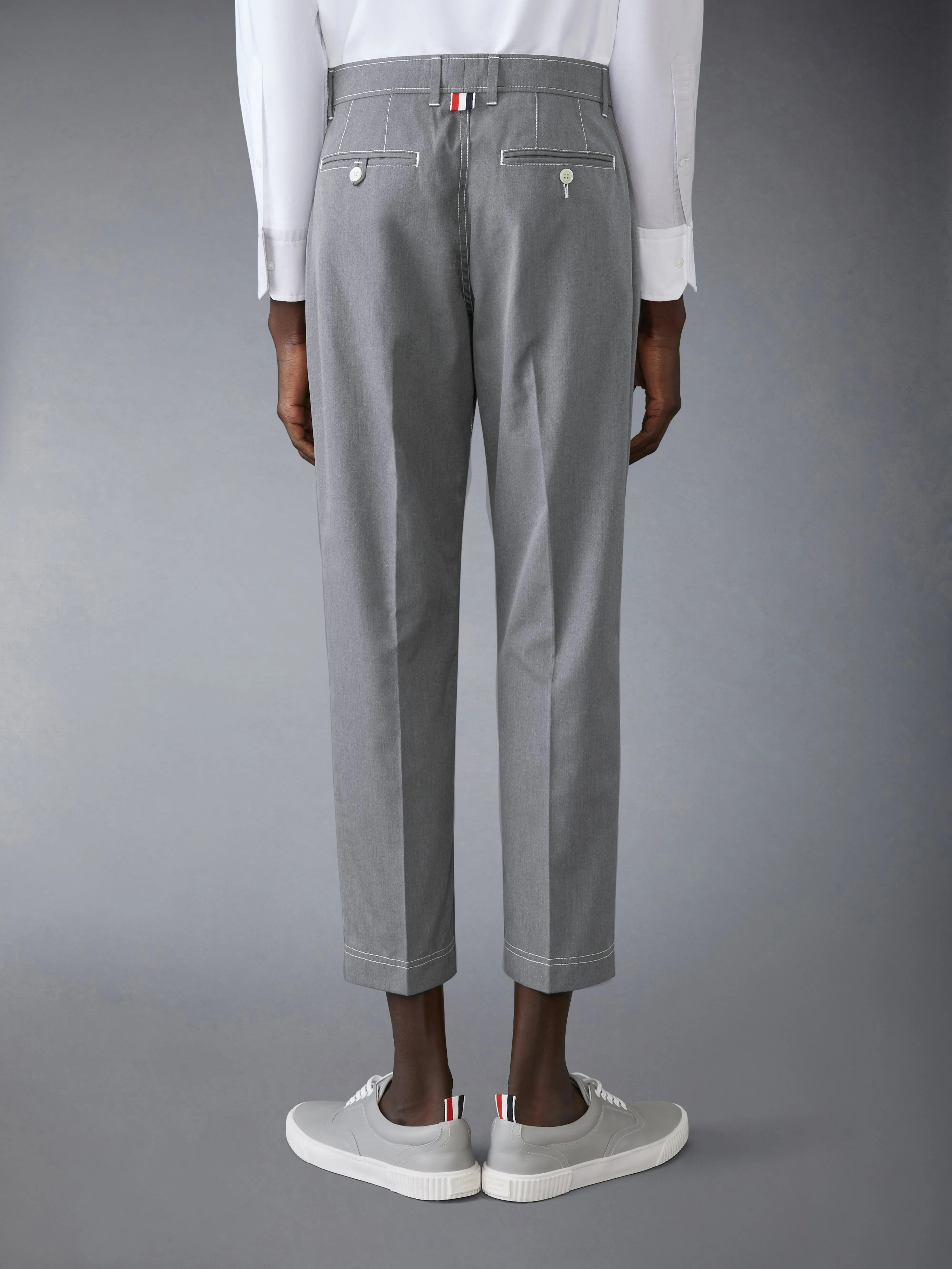 TYPEWRITER CLOTH TAPERED CHINO sold by Thom Browne product image thumbnail 2