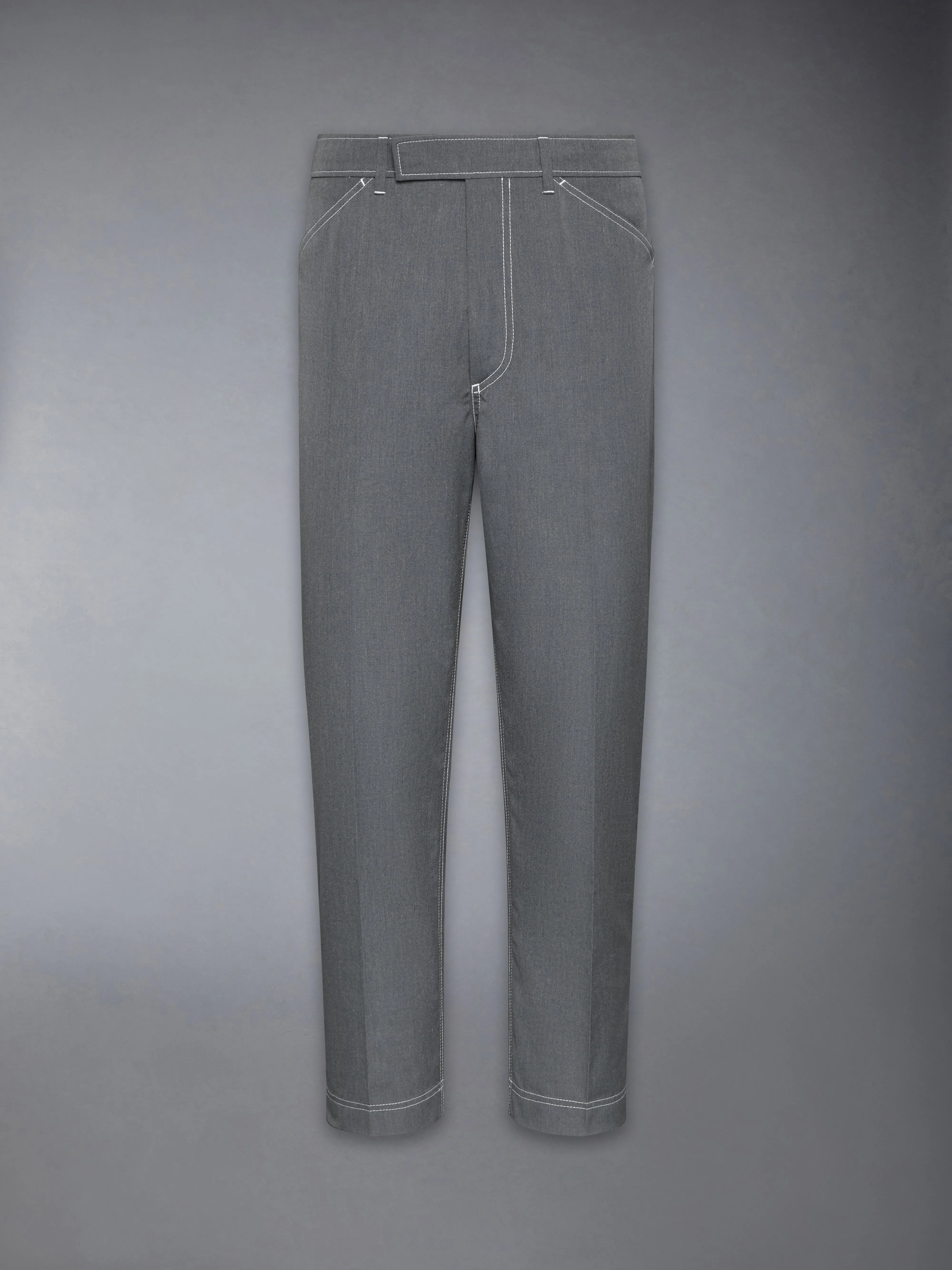 TYPEWRITER CLOTH TAPERED CHINO sold by Thom Browne product image thumbnail 5