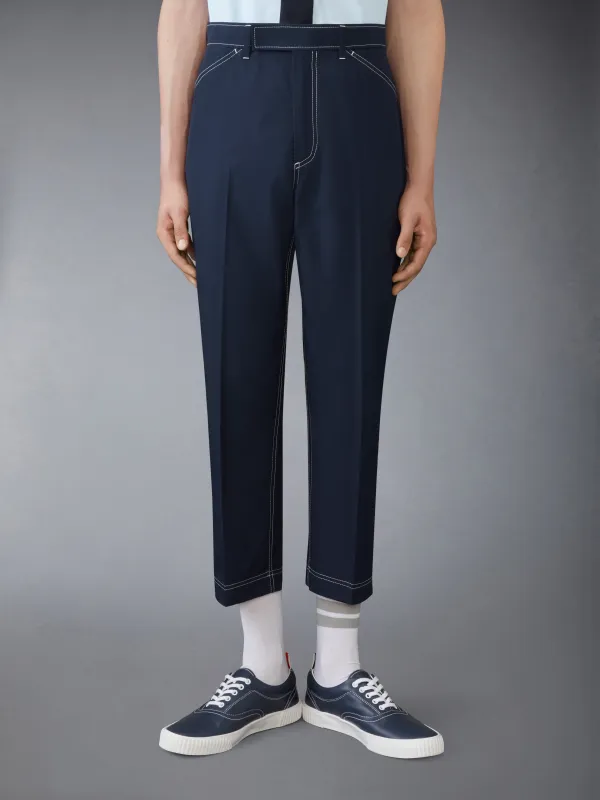 TYPEWRITER CLOTH TAPERED CHINO sold by Thom Browne