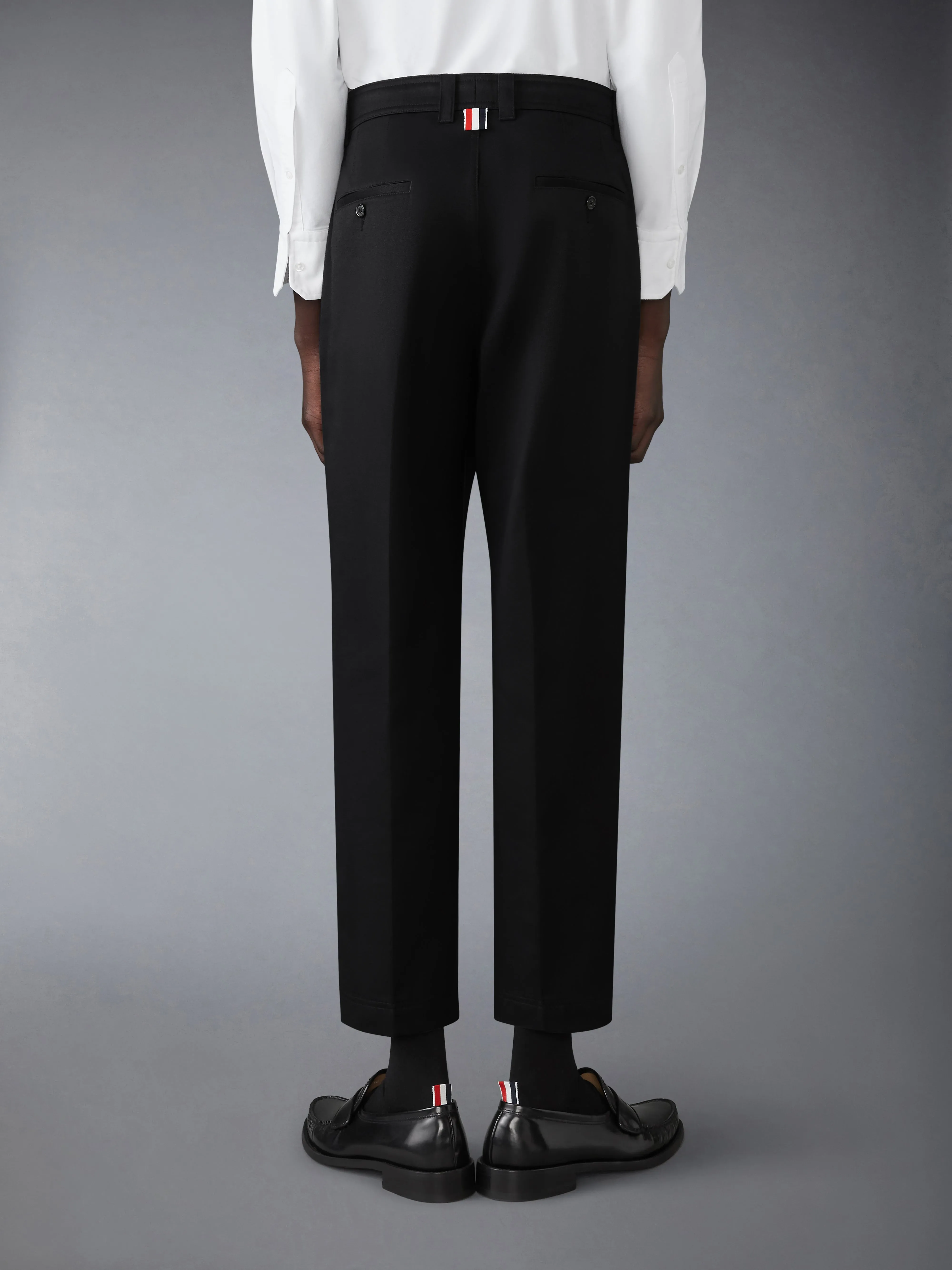 COTTON TWILL UTILITY TROUSERS sold by Thom Browne product image thumbnail 2