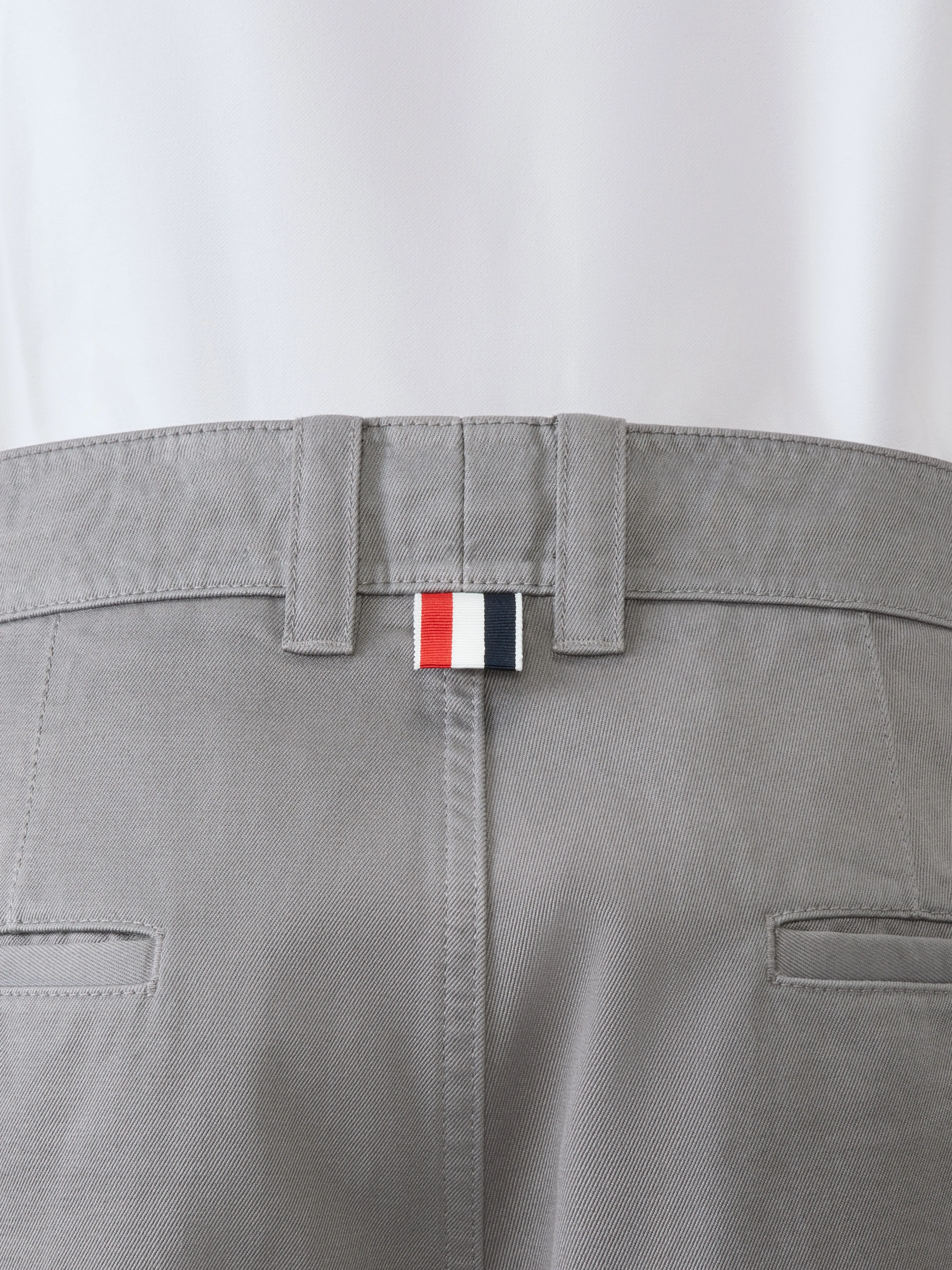 COTTON TWILL UTILITY TROUSERS sold by Thom Browne product image thumbnail 4