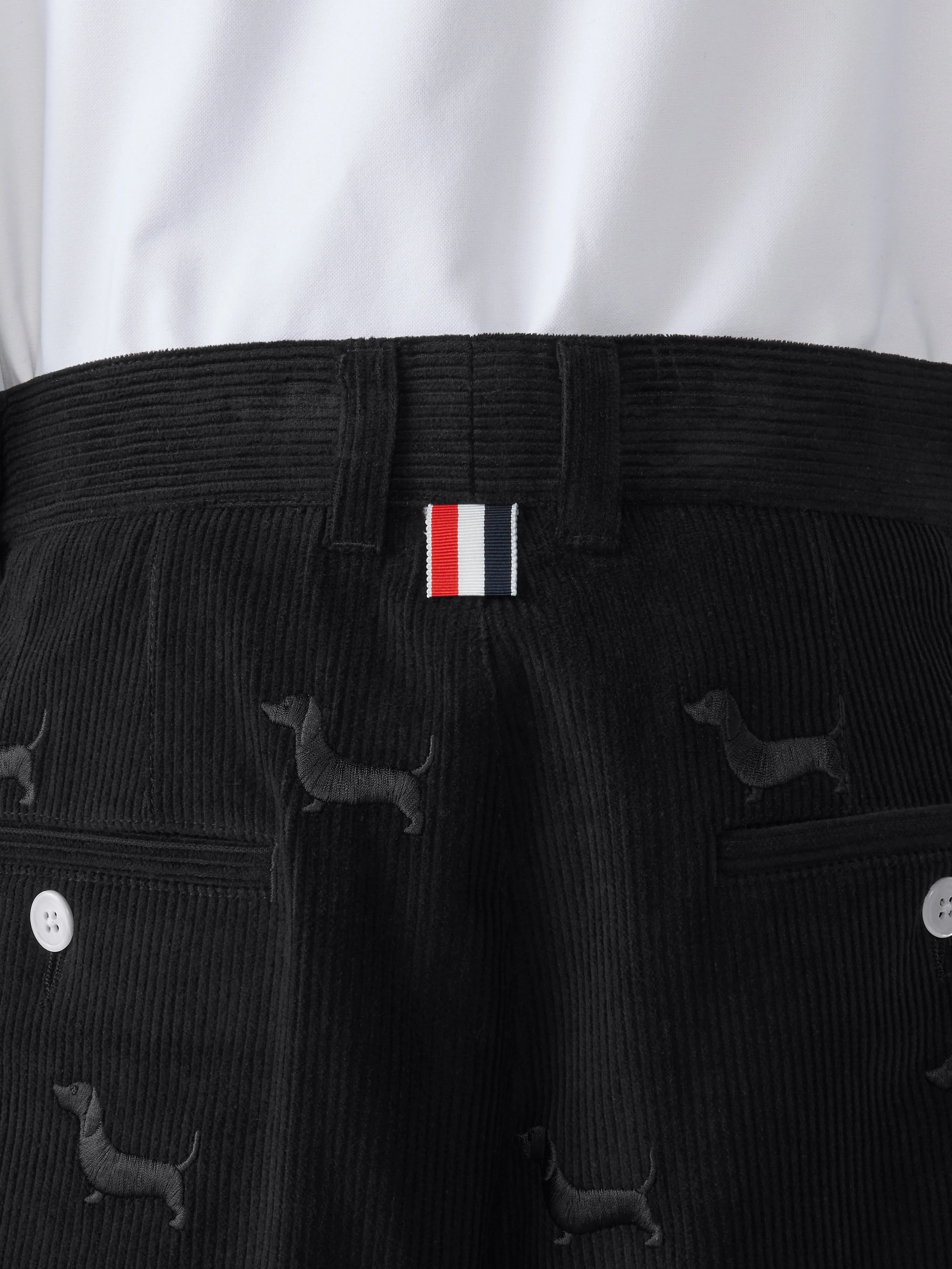 CORDUROY MID THIGH UTILITY SHORTS sold by Thom Browne product image thumbnail 4
