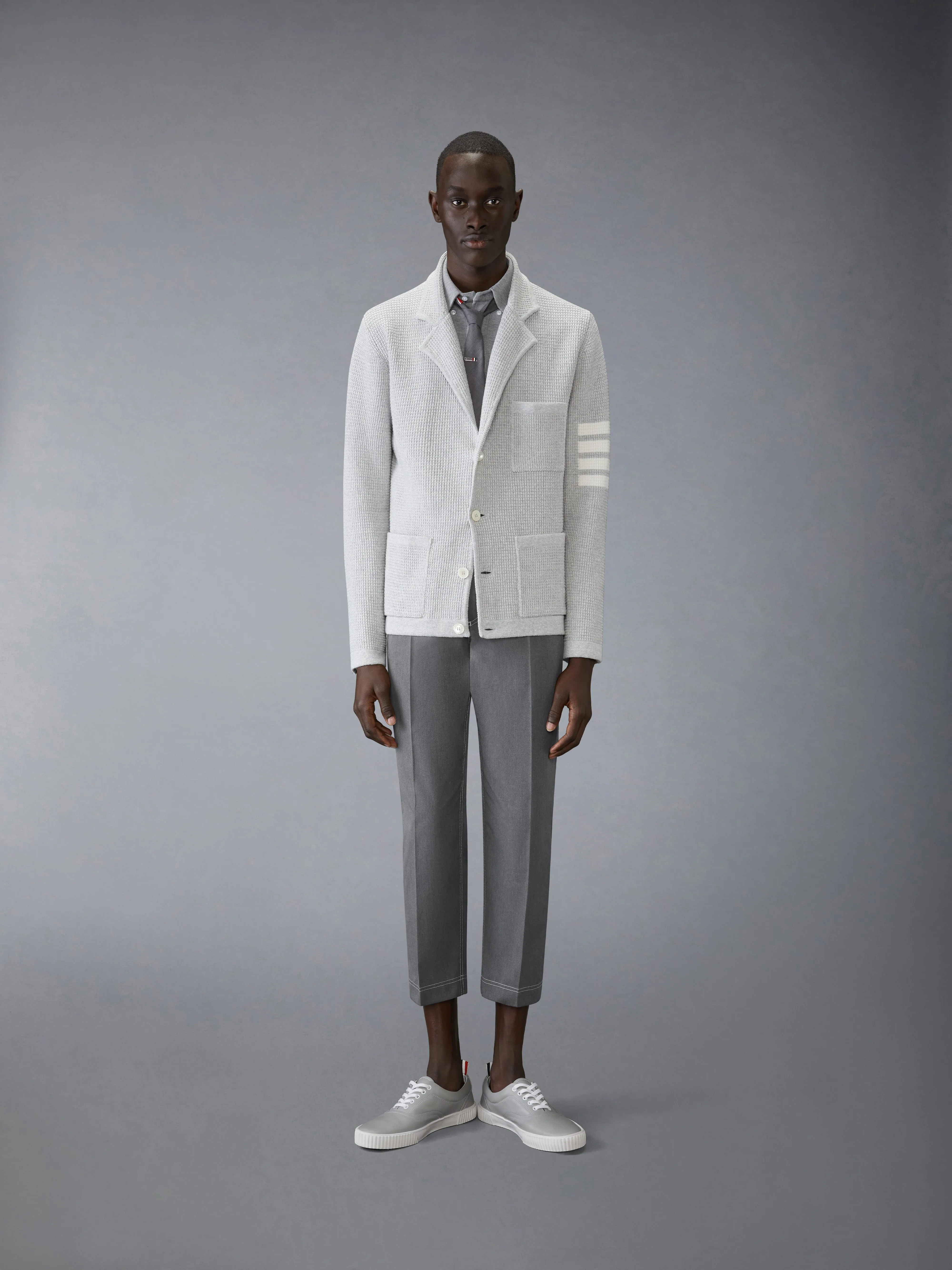 CLASSIC PIQUE STRAIGHT FIT SHIRT sold by Thom Browne product image thumbnail 4