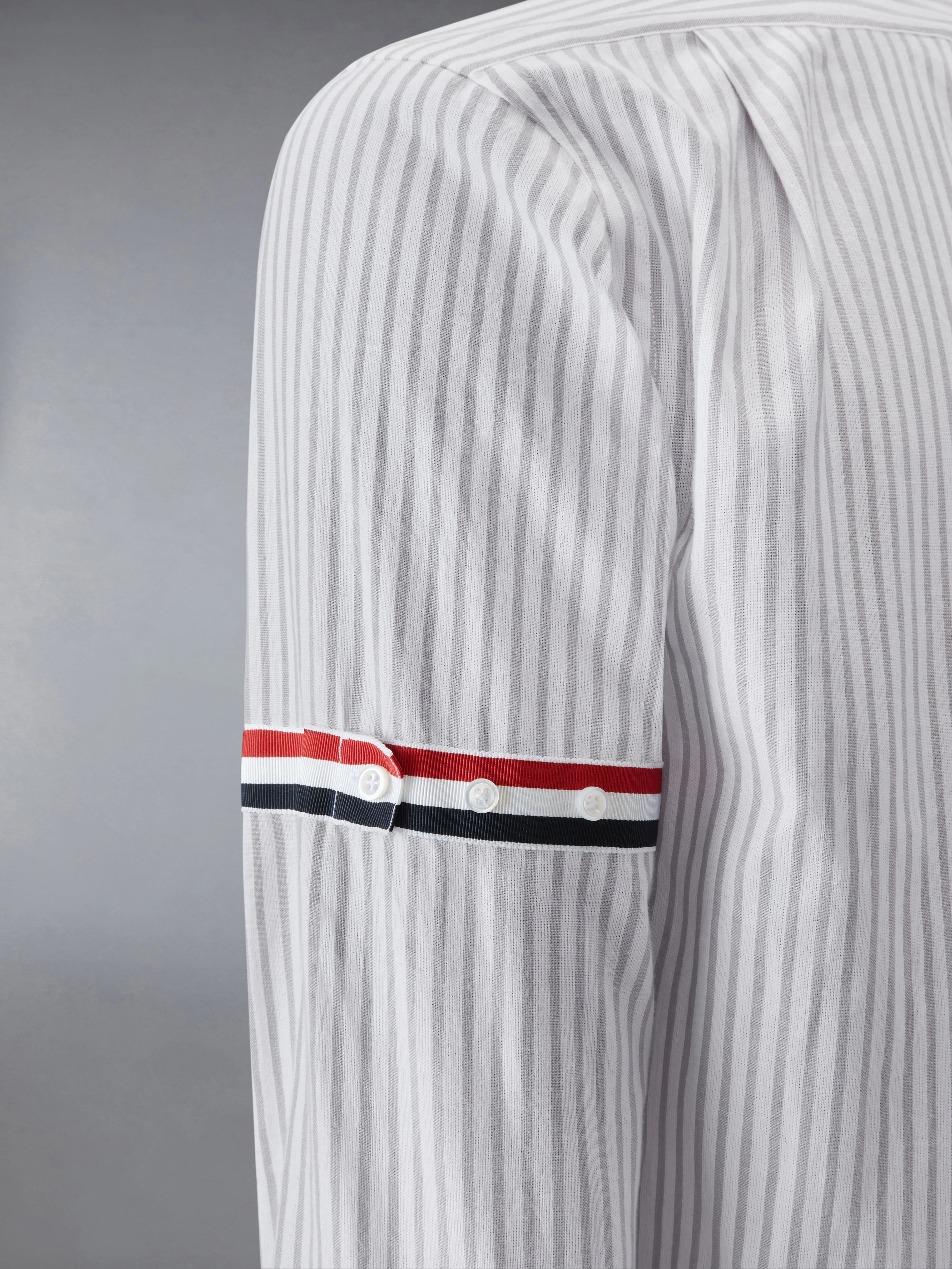 MADRAS COTTON ARMBAND SHIRT sold by Thom Browne product image thumbnail 5