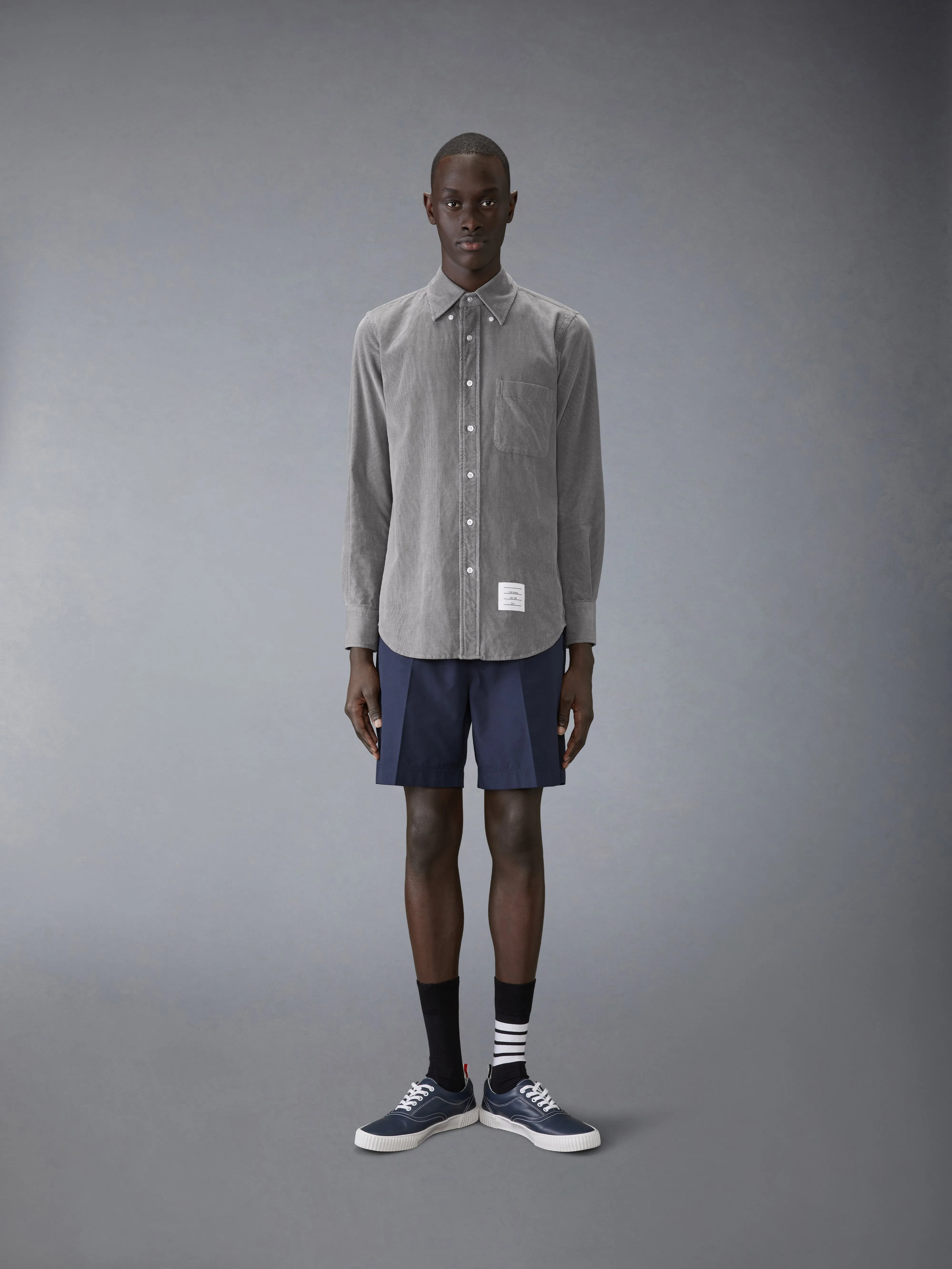 CORDUROY STRAIGHT FIT SHIRT sold by Thom Browne product image thumbnail 3
