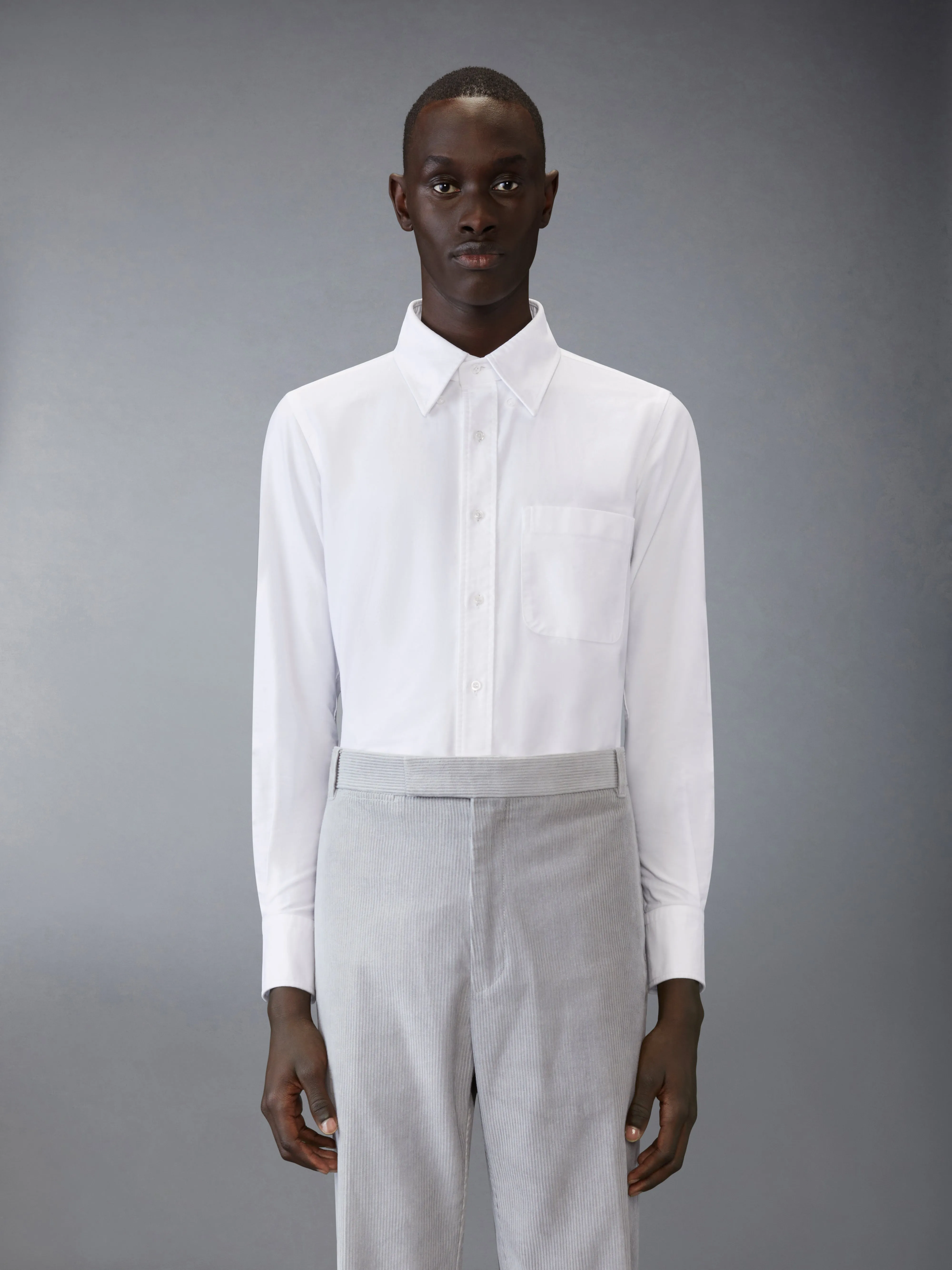 OXFORD STRAIGHT FIT SHIRT sold by Thom Browne