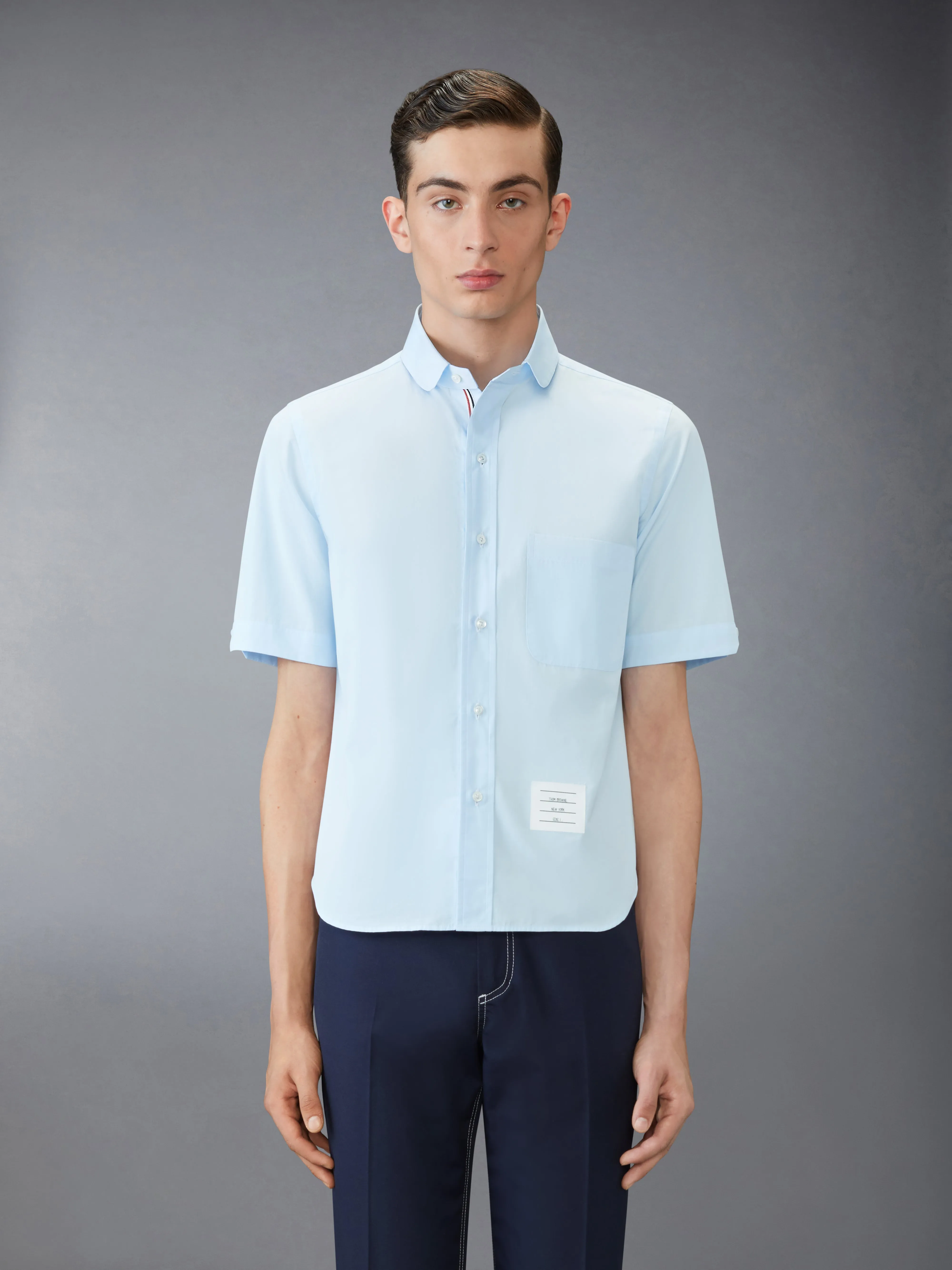 POPLIN ROUND HEM SHIRT sold by Thom Browne product image thumbnail 2
