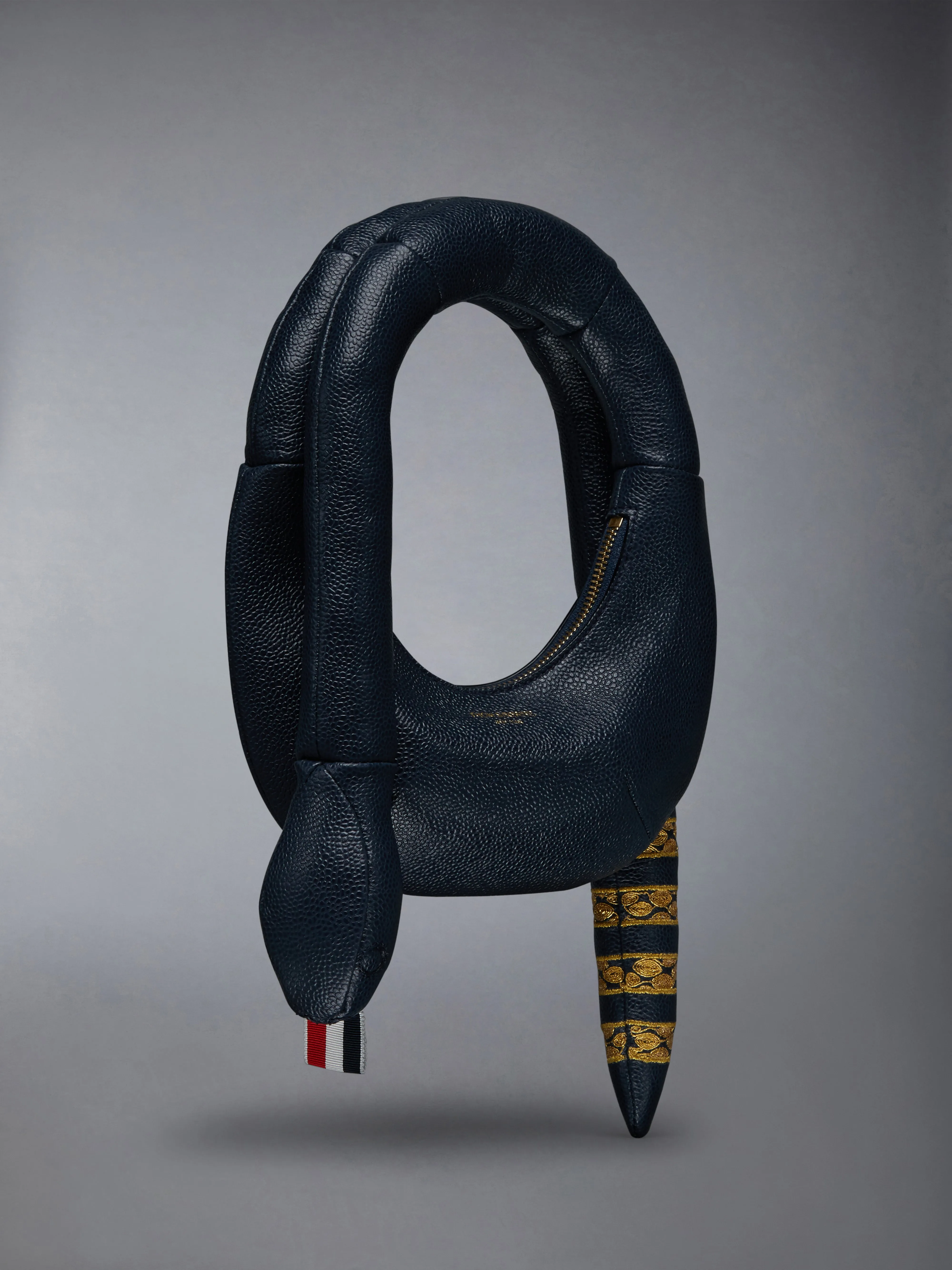 LUNAR NEW YEAR PEBBLE GRAIN 4-BAR SNAKE BAG sold by Thom Browne product image thumbnail 2