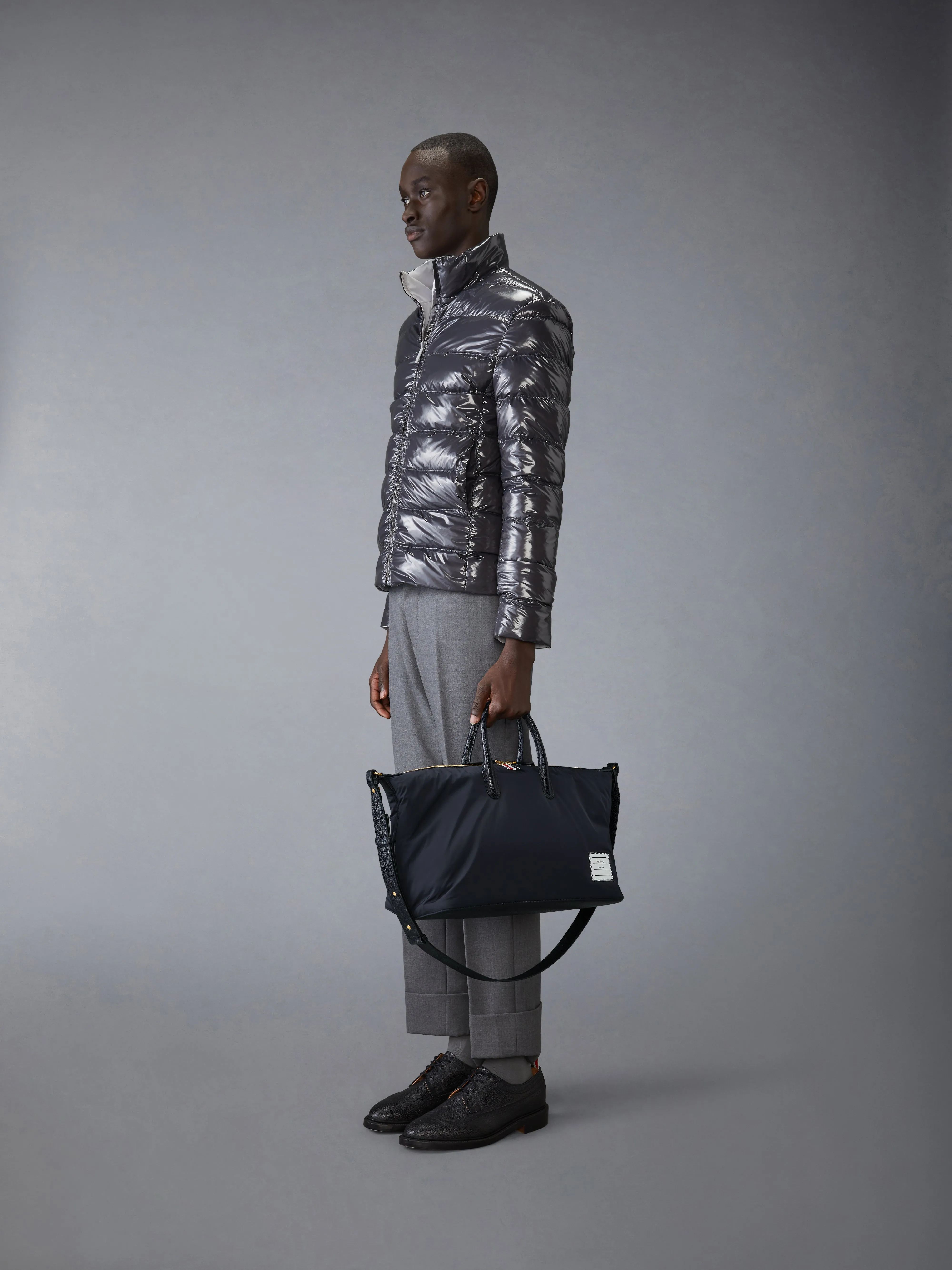 POLY TWILL MEDIUM DUFFLE BAG sold by Thom Browne product image thumbnail 4