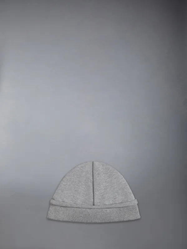CLASSIC JERSEY 4-BAR LOOPBACK BEANIE sold by Thom Browne
