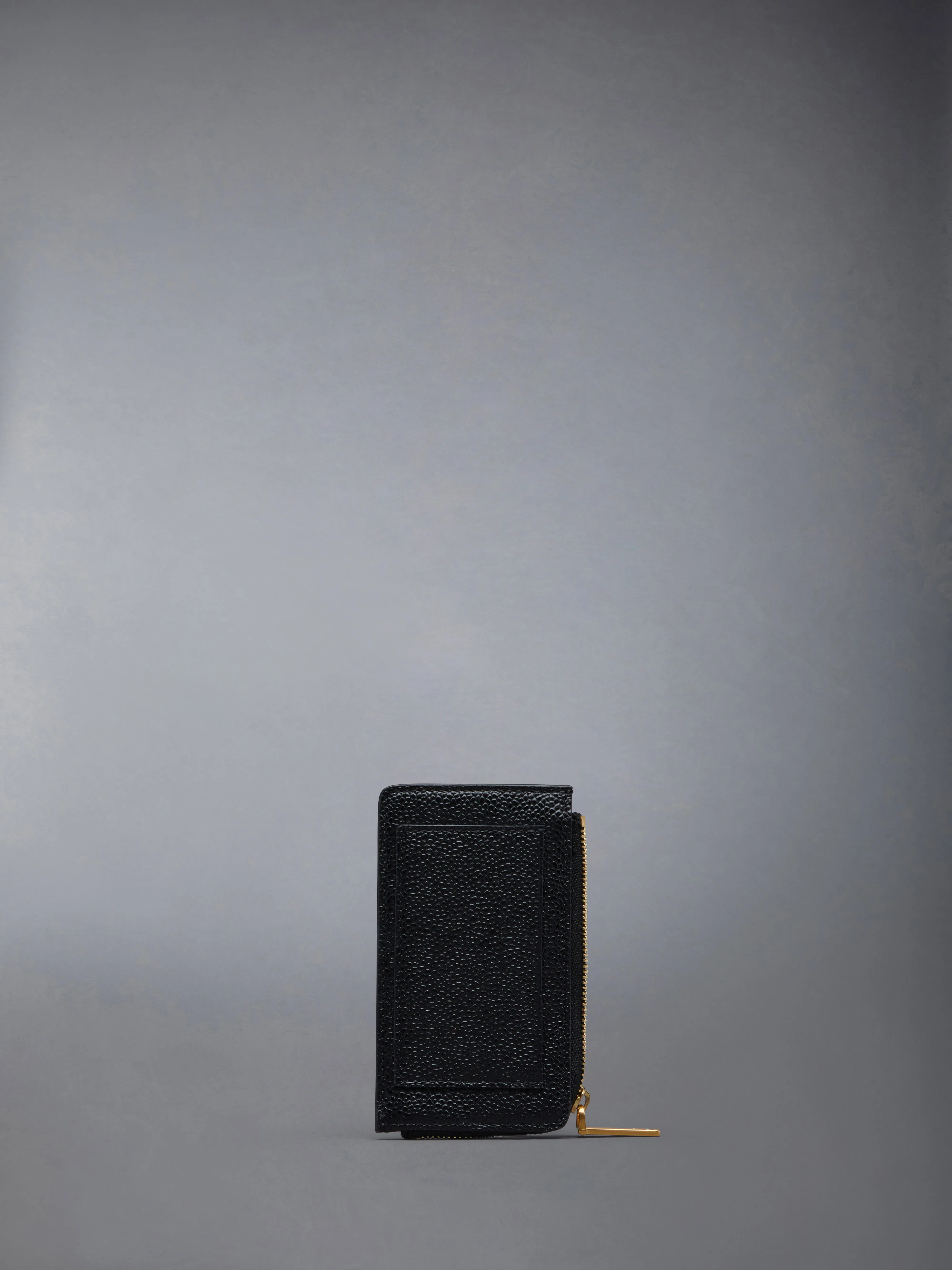 Pebble Grain Leather Half Zip Wallet sold by Thom Browne product image thumbnail 2