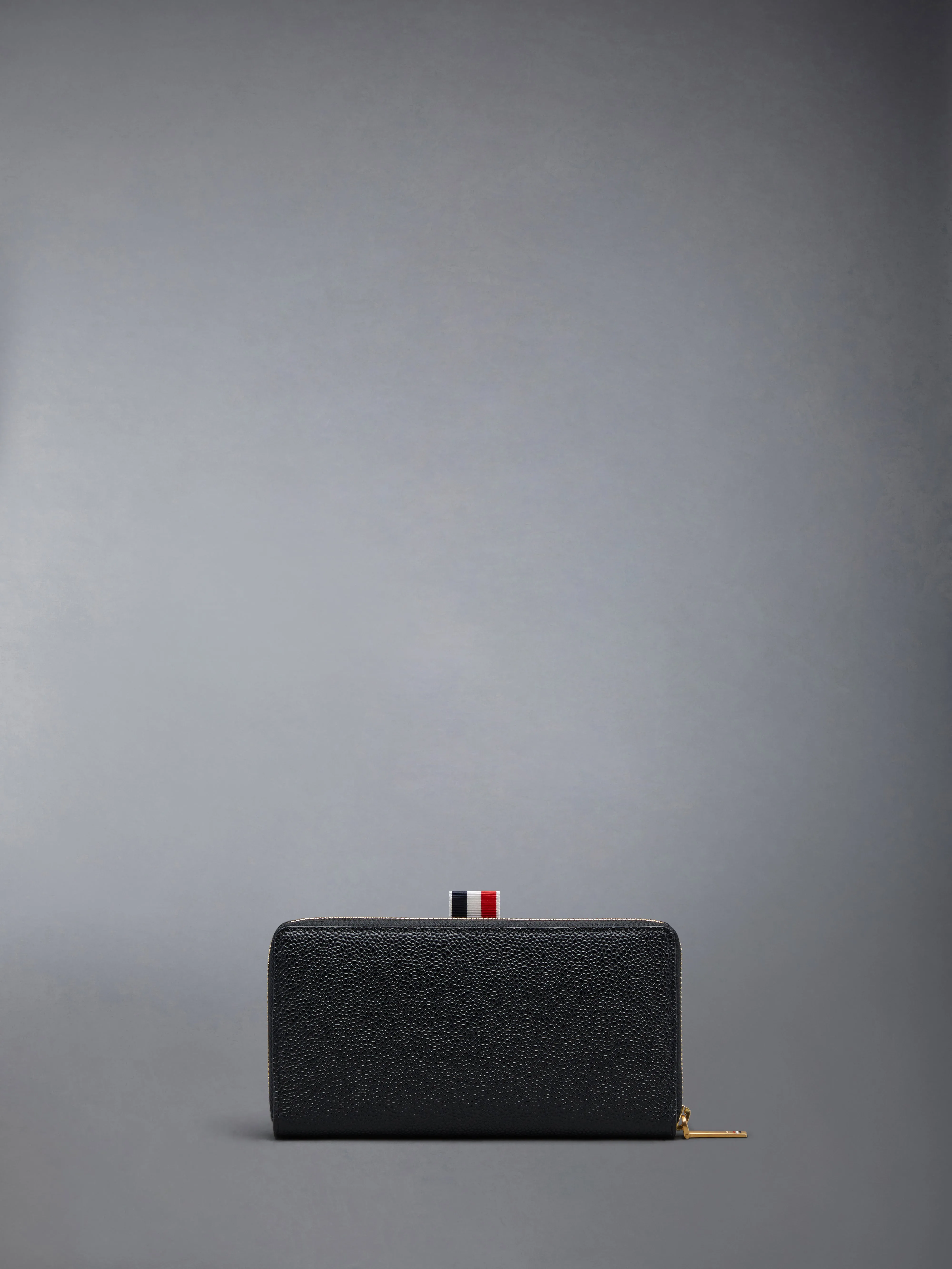 Pebble Grain Leather Slim Long Ziparound Purse sold by Thom Browne product image thumbnail 2