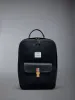 Pebble Grain Leather School Backpack sold by Thom Browne