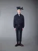 PLAIN WEAVE 4-BAR TROUSERS sold by Thom Browne