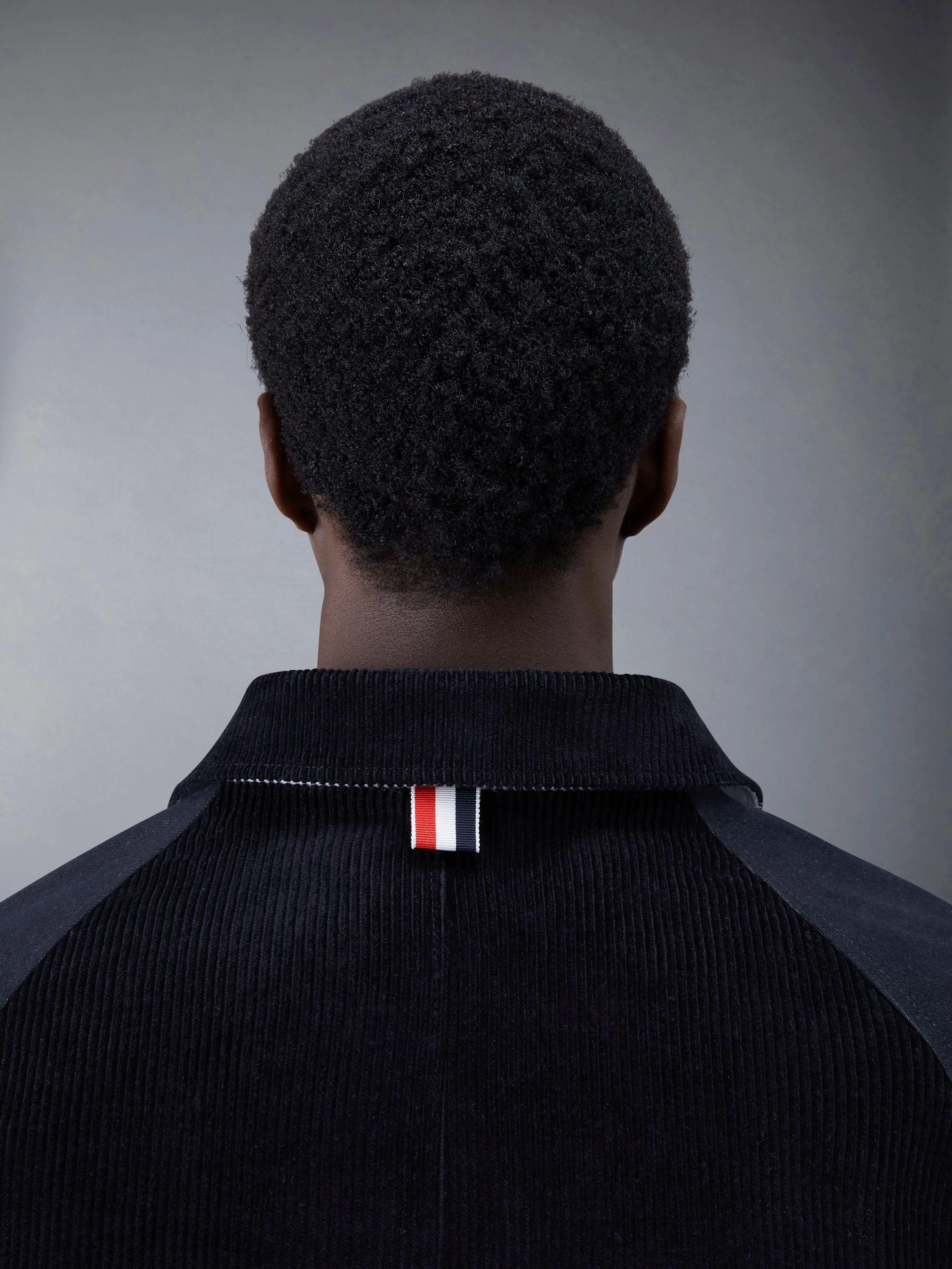 SELVEDGE DENIM CROPPED RELAXED FIELD JACKET sold by Thom Browne product image thumbnail 4