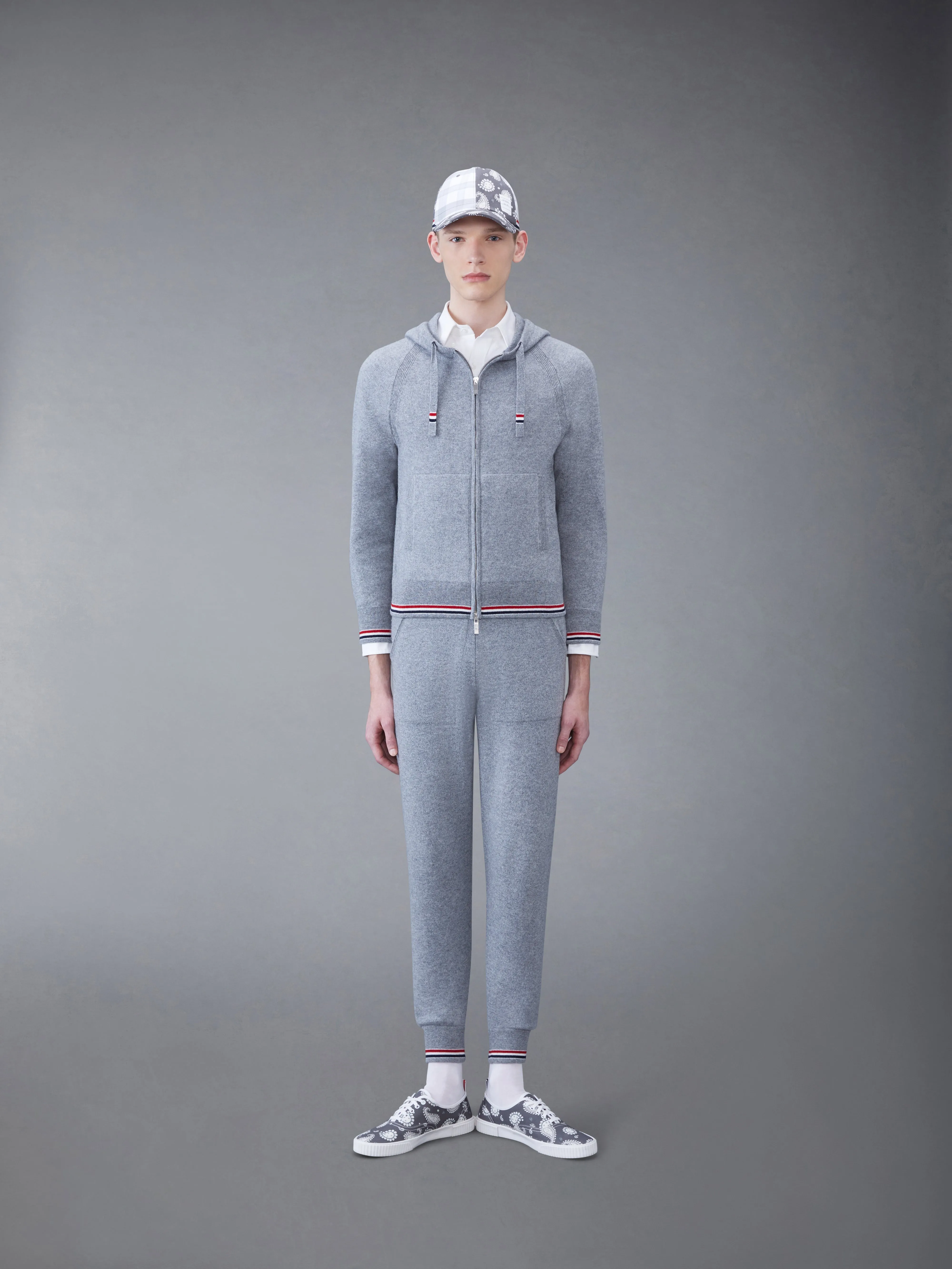 CASHMERE STRIPE SWEATPANTS sold by Thom Browne product image thumbnail 3