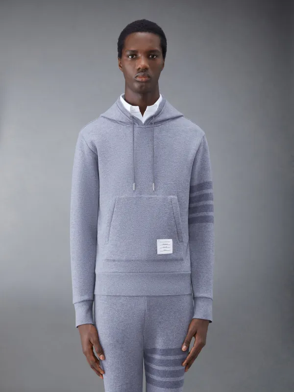Wool Loopback 4-Bar Hoodie Pullover sold by Thom Browne