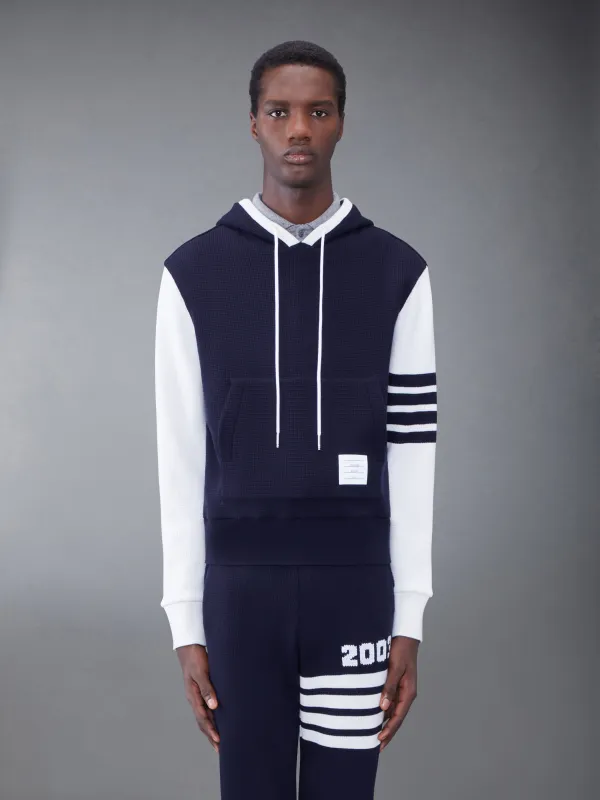 CASHMERE WAFFLE 2003 4-BAR HOODIE made by Thom Browne