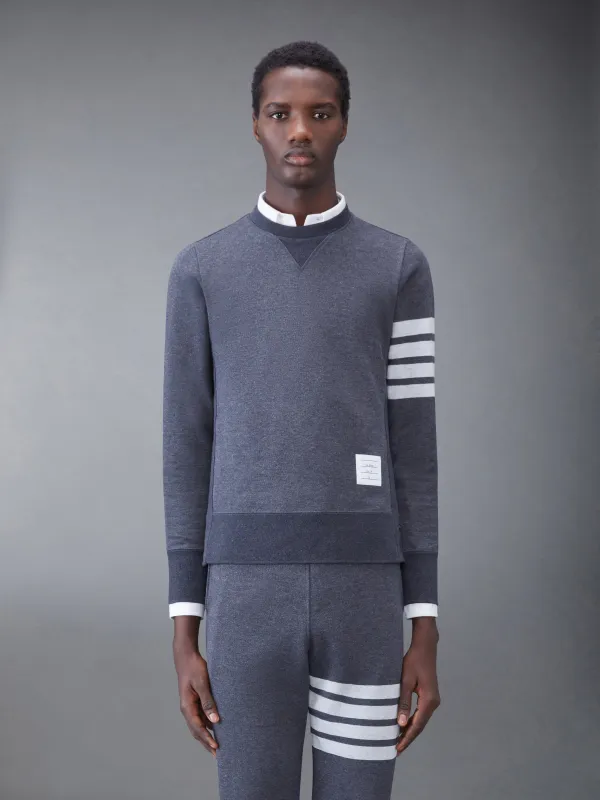 CLASSIC LOOPBACK 4-BAR SWEATSHIRT sold by Thom Browne