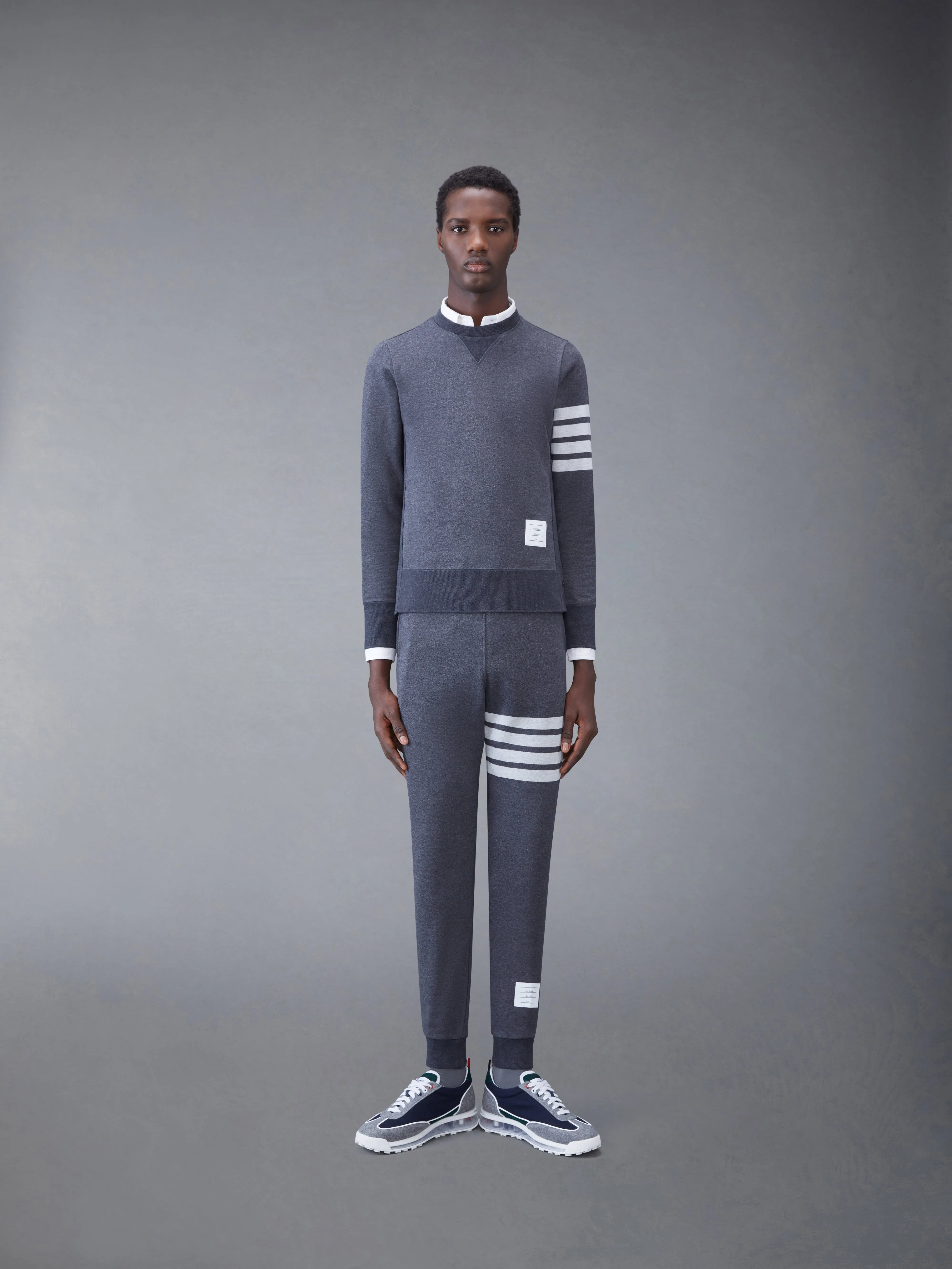 CLASSIC LOOPBACK 4-BAR SWEATSHIRT sold by Thom Browne product image thumbnail 3