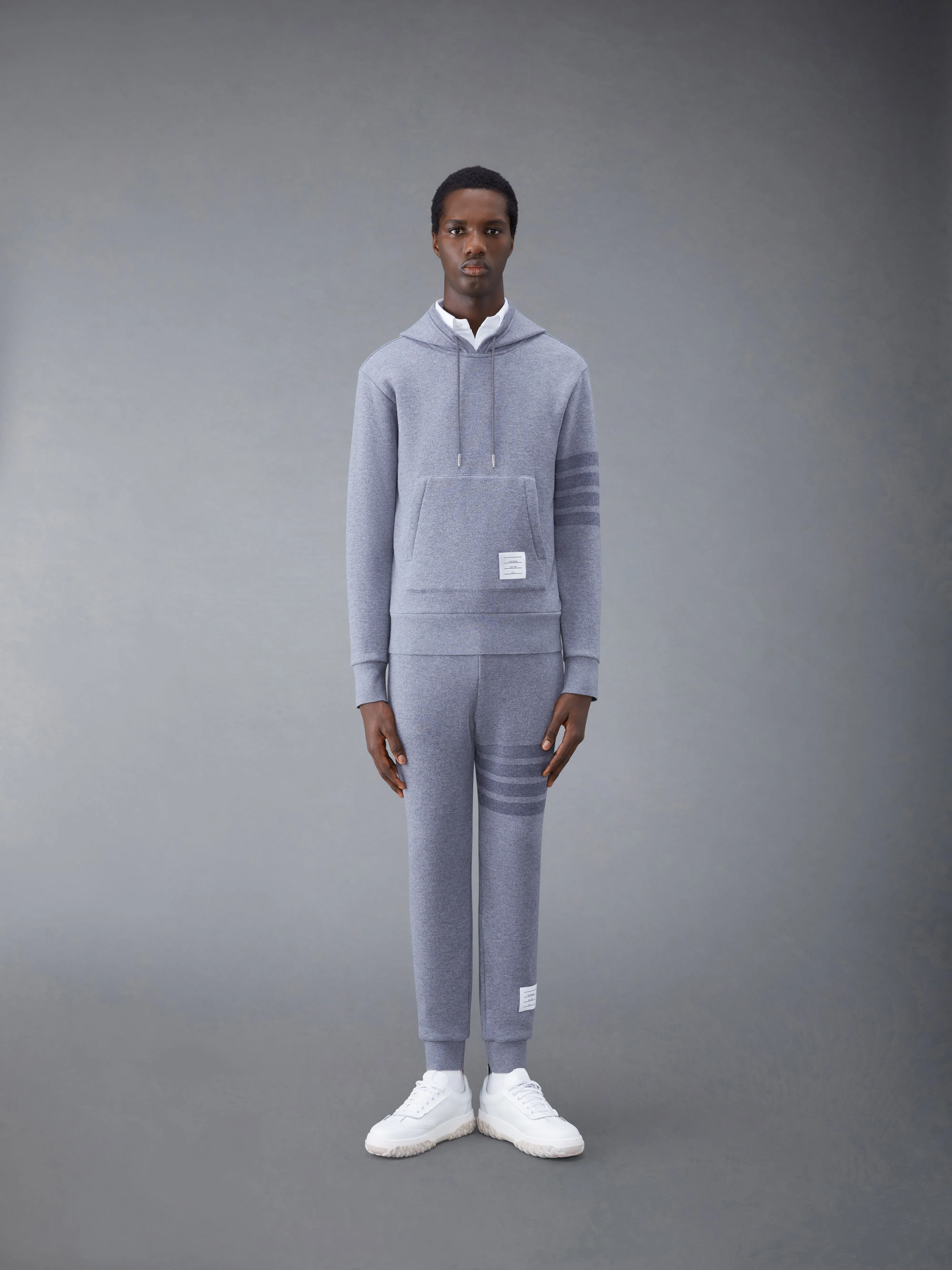 Wool Loopback 4-Bar Sweatpants sold by Thom Browne product image thumbnail 3