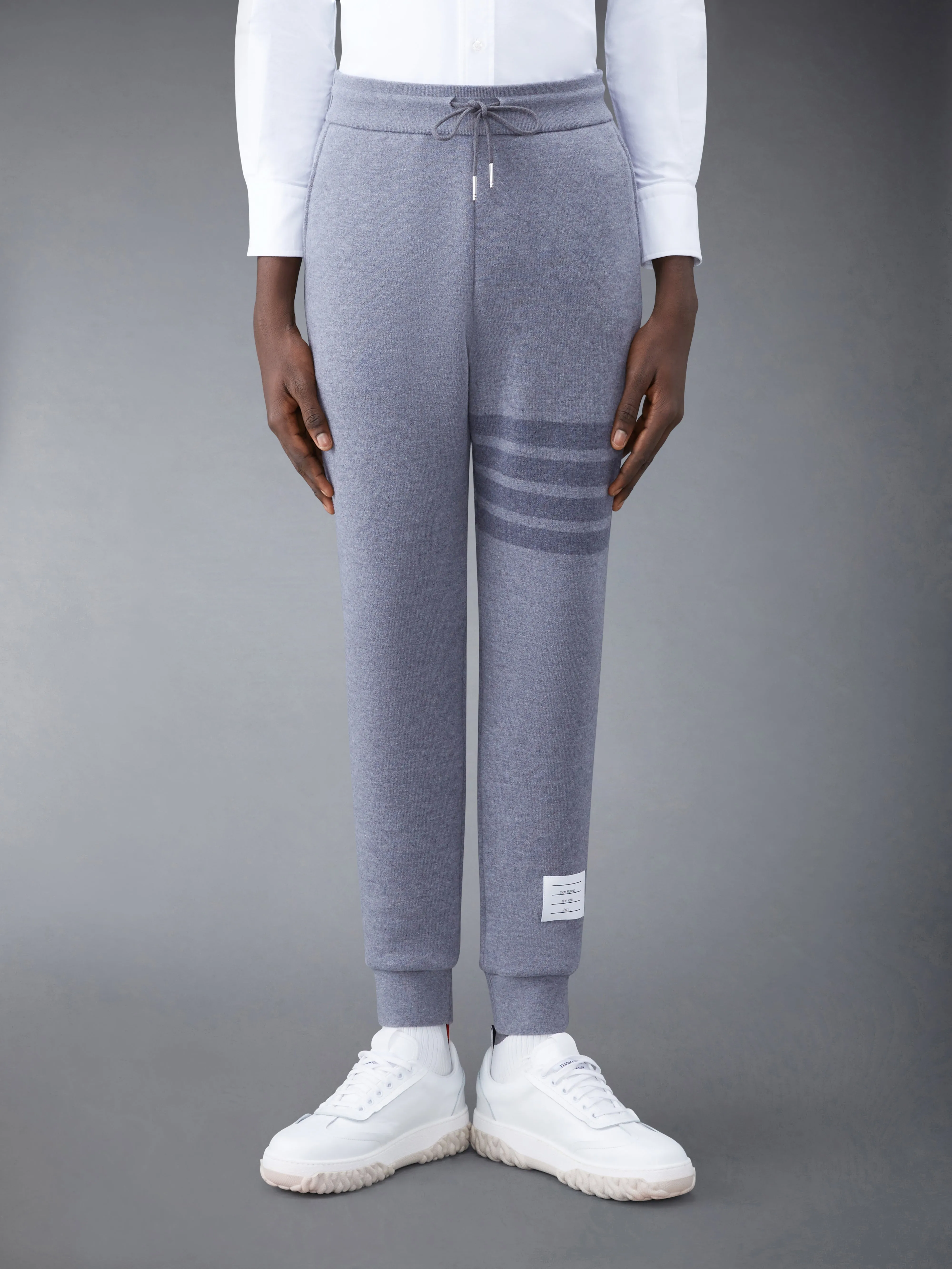 Wool Loopback 4-Bar Sweatpants sold by Thom Browne
