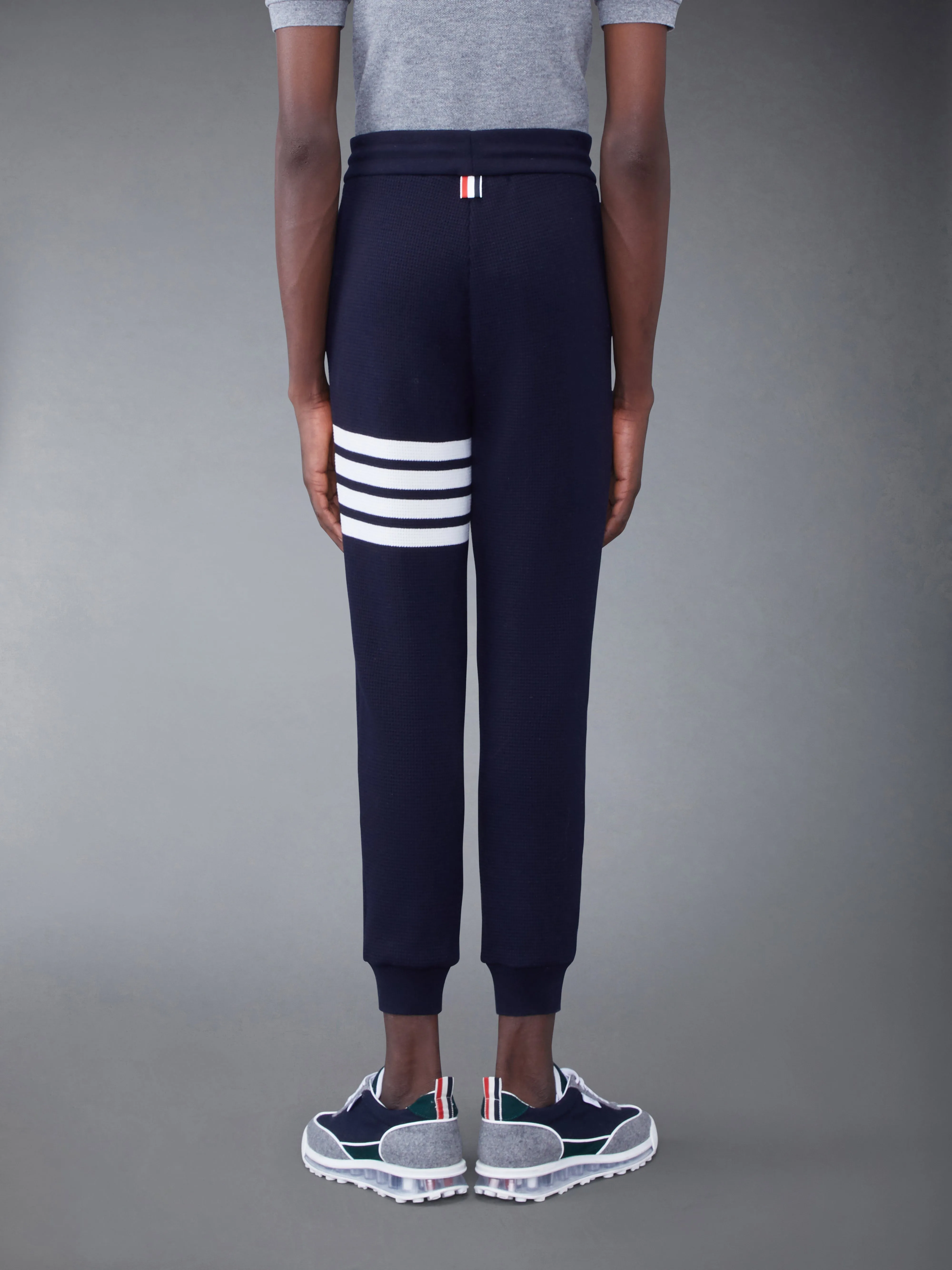 CASHMERE WAFFLE 2003 4-BAR SWEATPANTS sold by Thom Browne product image thumbnail 2
