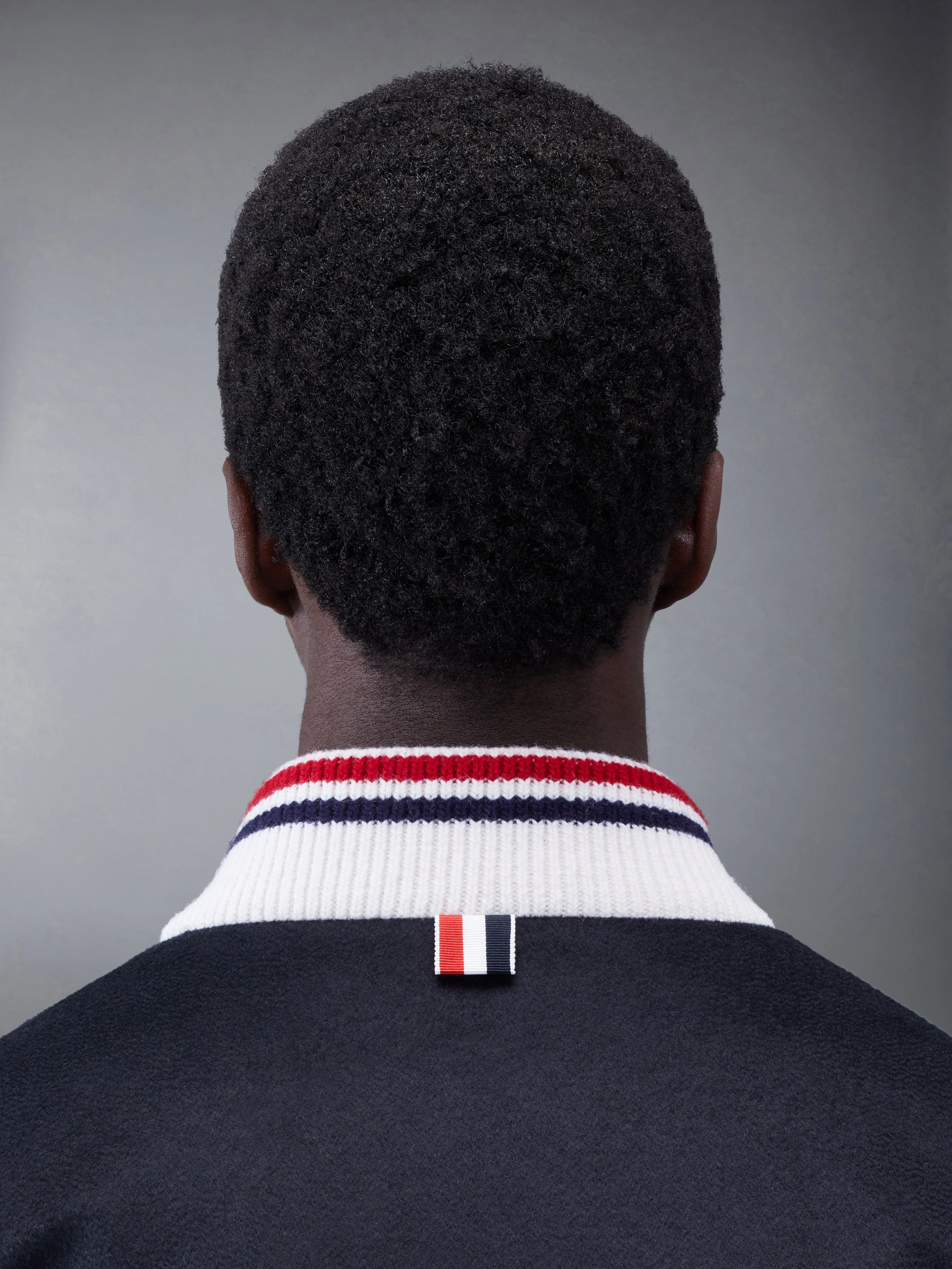 KNIT RIB 2003 4-BAR BLOUSON JACKET sold by Thom Browne product image thumbnail 5