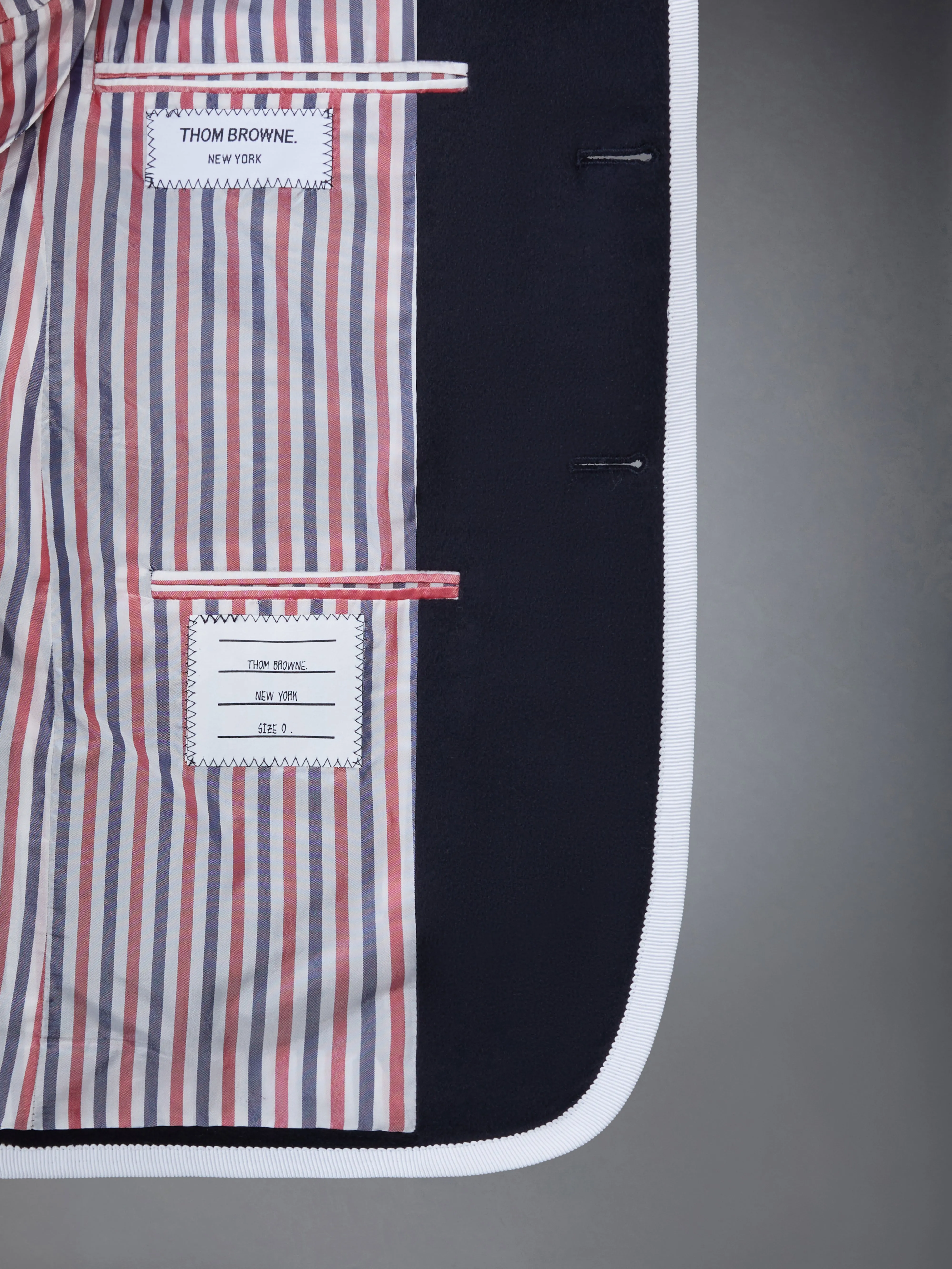 FUN-MIX CASHMERE 2003 CLASSIC SPORT COAT sold by Thom Browne product image thumbnail 5