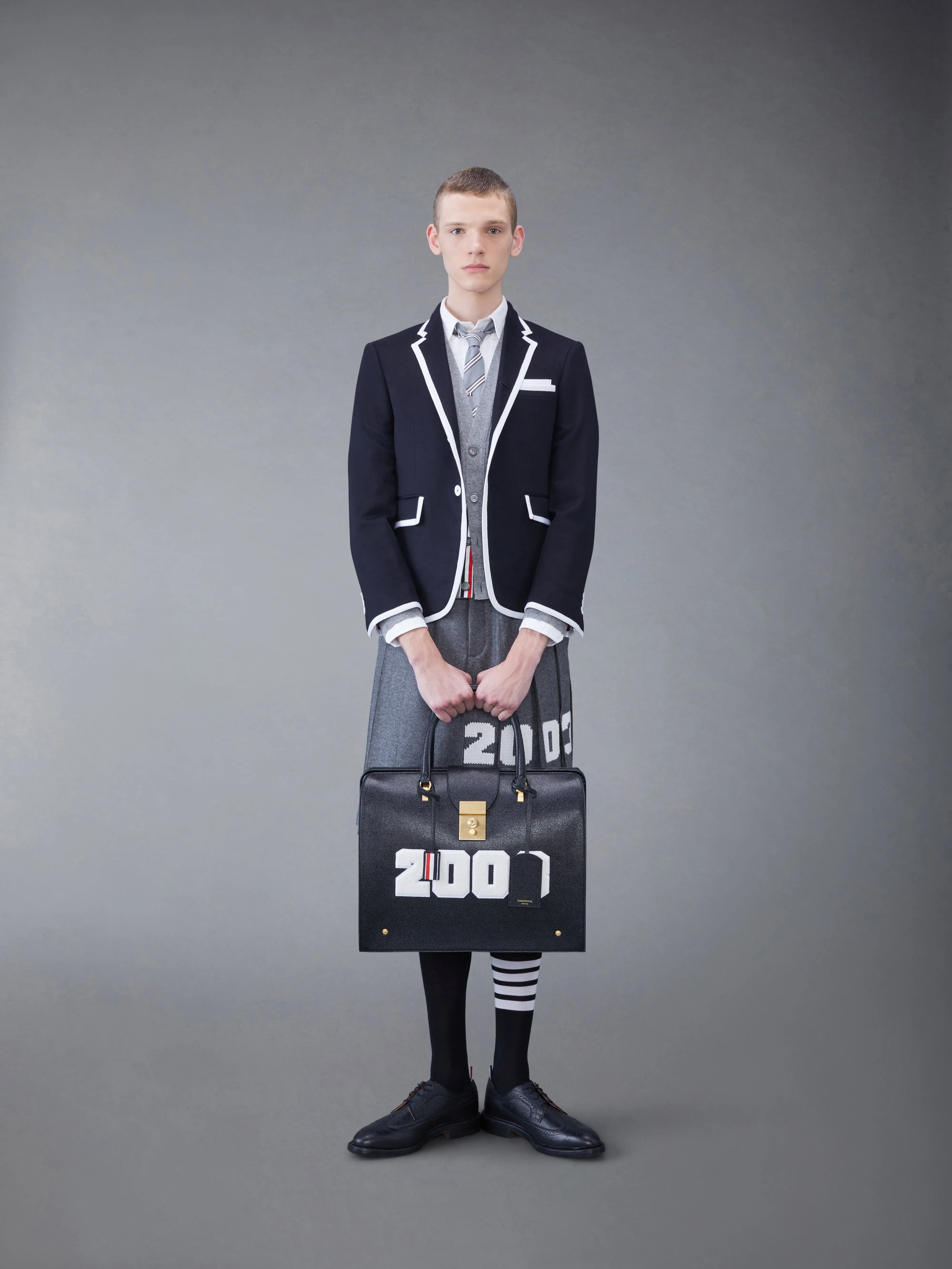 FUN-MIX CASHMERE 2003 CLASSIC SPORT COAT sold by Thom Browne product image thumbnail 4