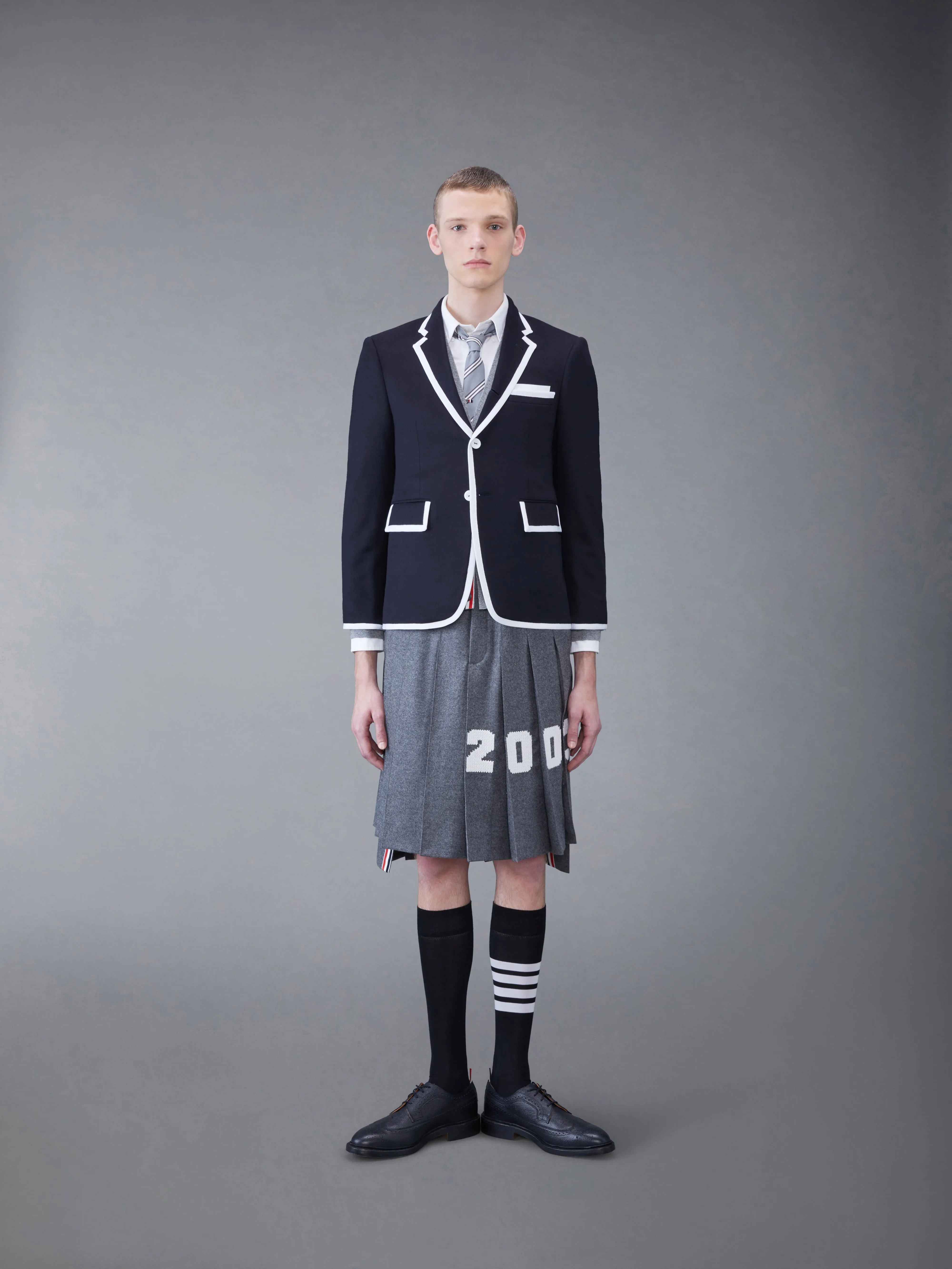 FUN-MIX CASHMERE 2003 CLASSIC SPORT COAT sold by Thom Browne product image thumbnail 3