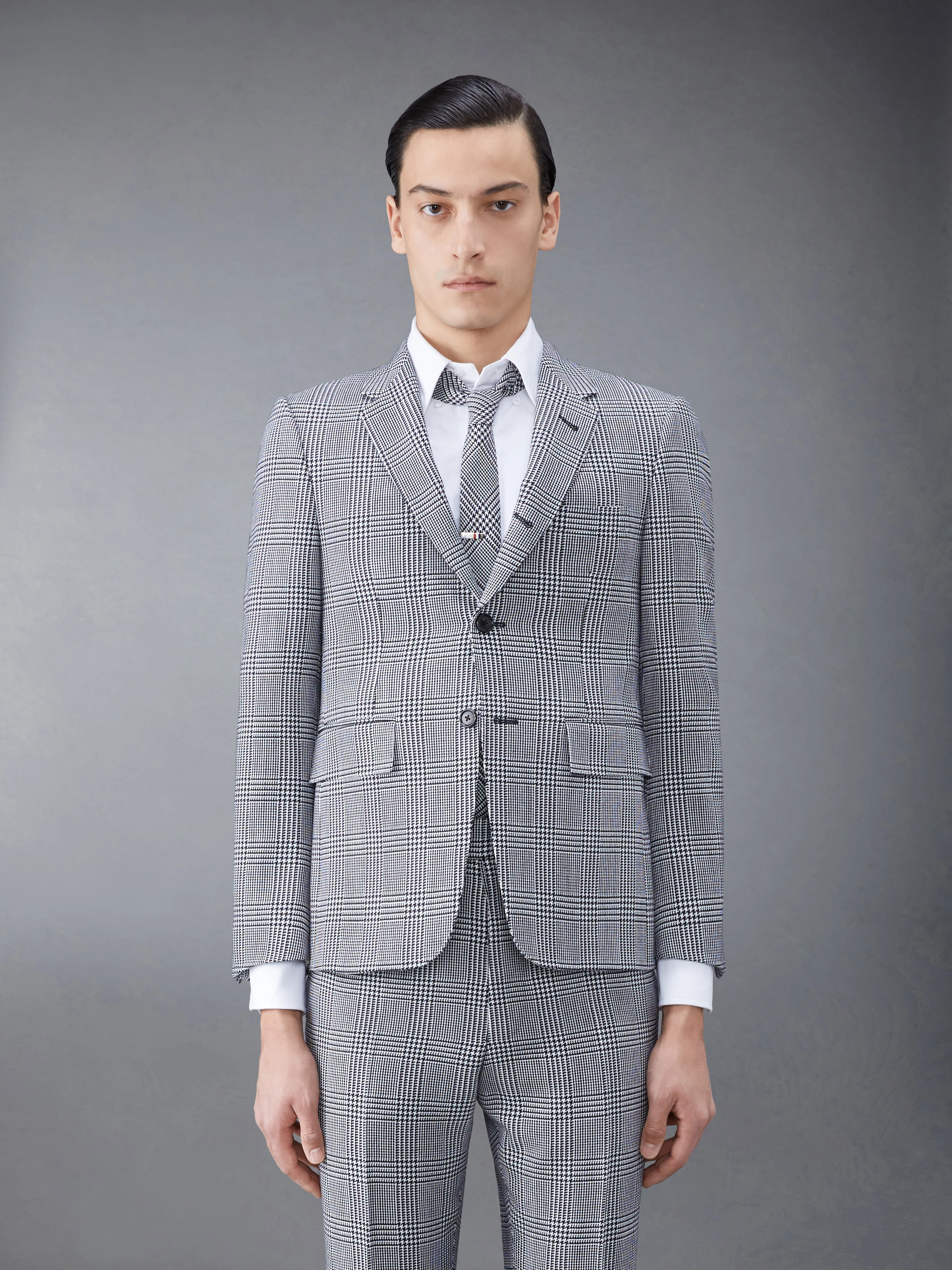 Prince Of Wales Heavy Wool Classic Sport Coat sold by Thom Browne