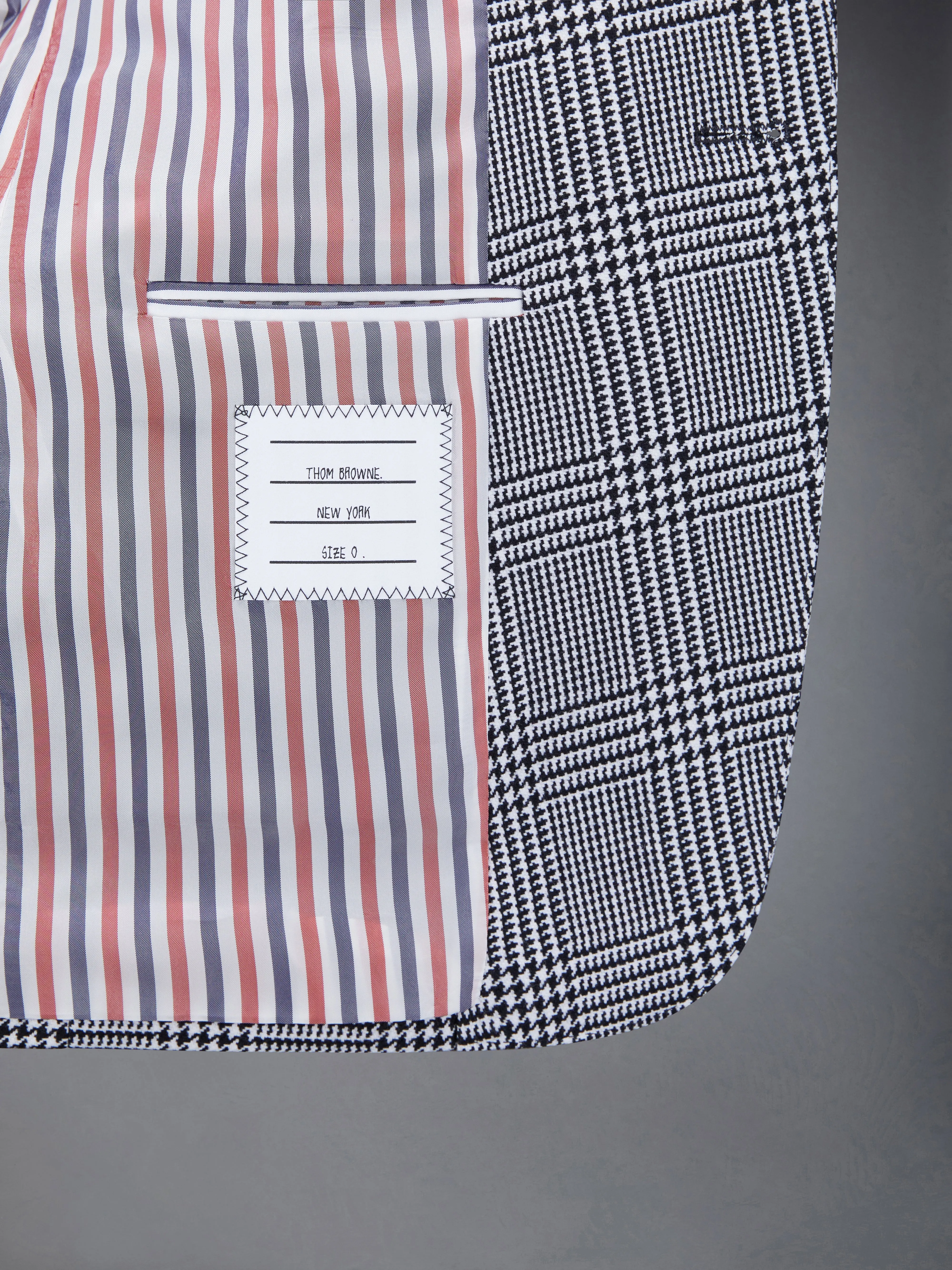 Prince Of Wales Heavy Wool Classic Sport Coat sold by Thom Browne product image thumbnail 5