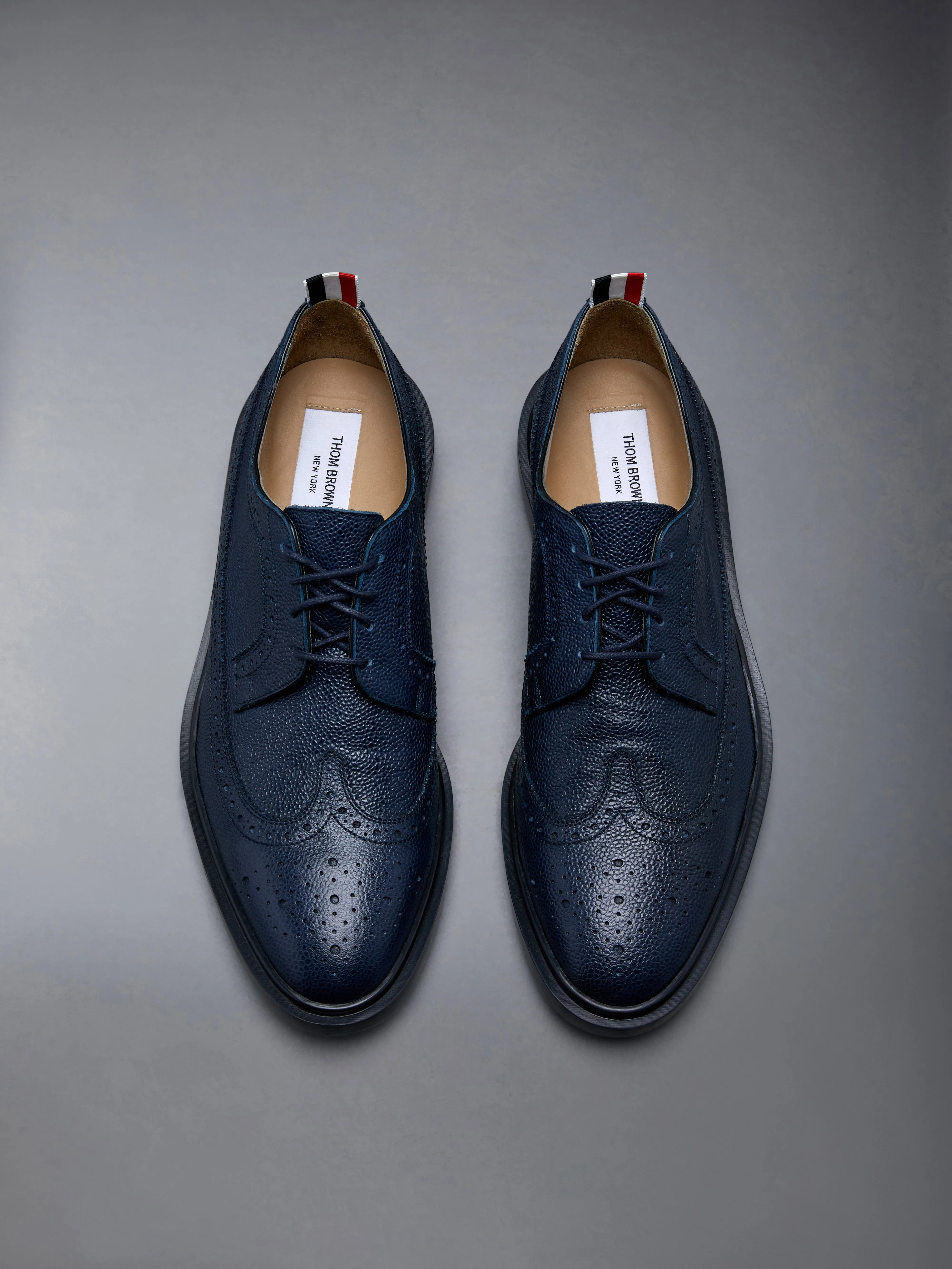 Pebble Grain Leather Longwing Brogue sold by Thom Browne product image thumbnail 4